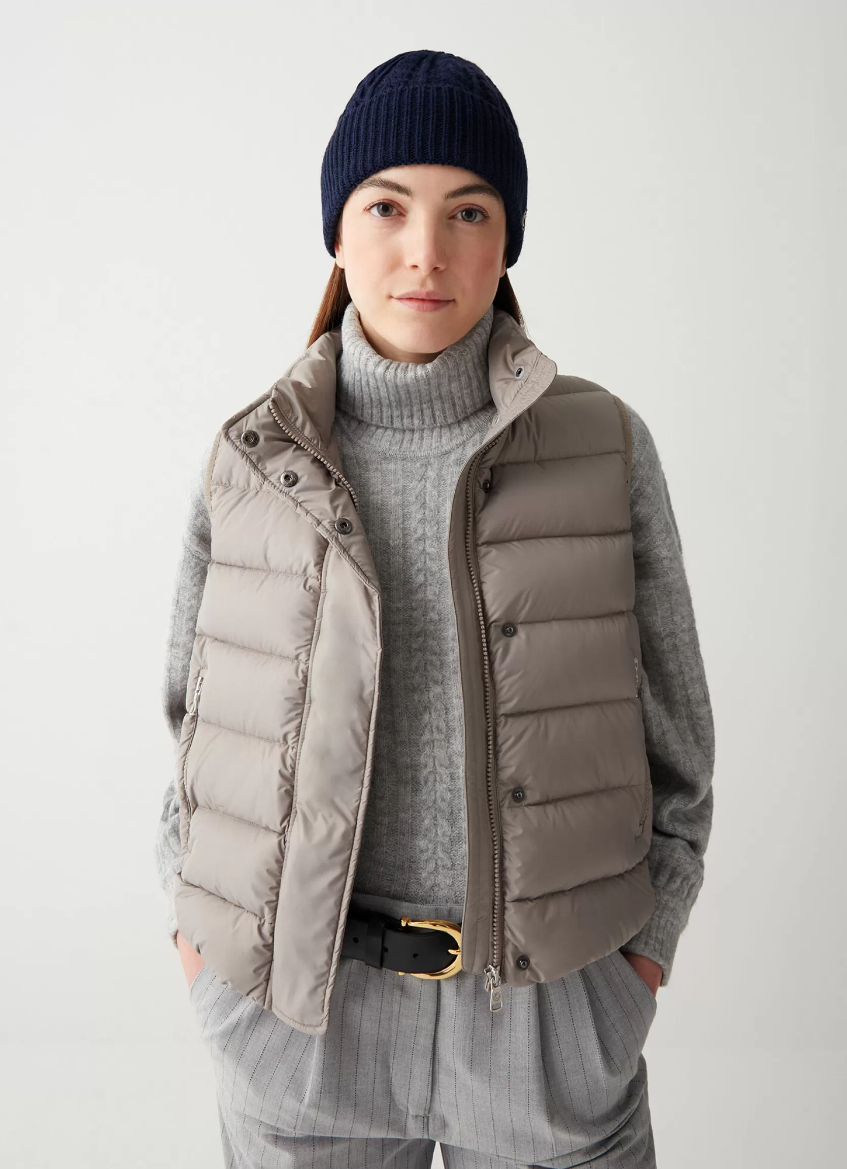 Colmar Down sleeveless jacket in matte fabric | woman Sleeveless Jackets