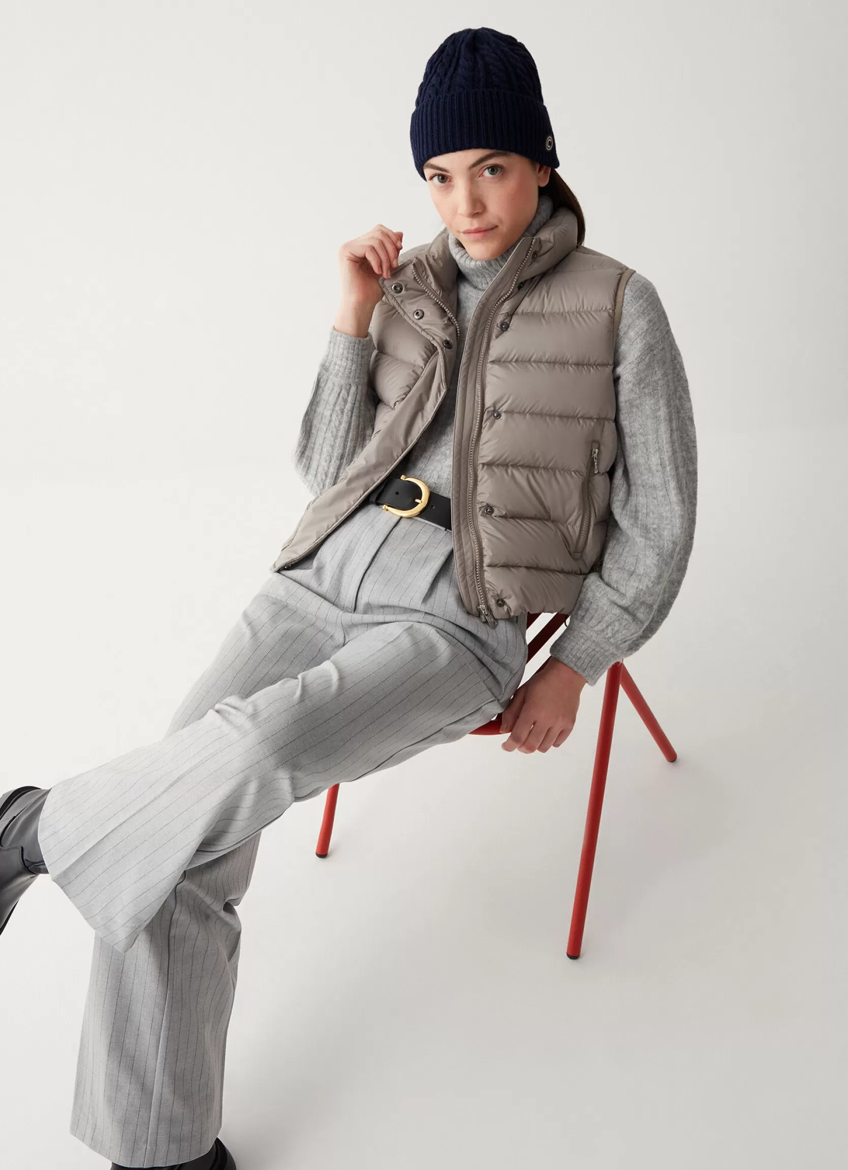 Colmar Down sleeveless jacket in matte fabric | woman Sleeveless Jackets
