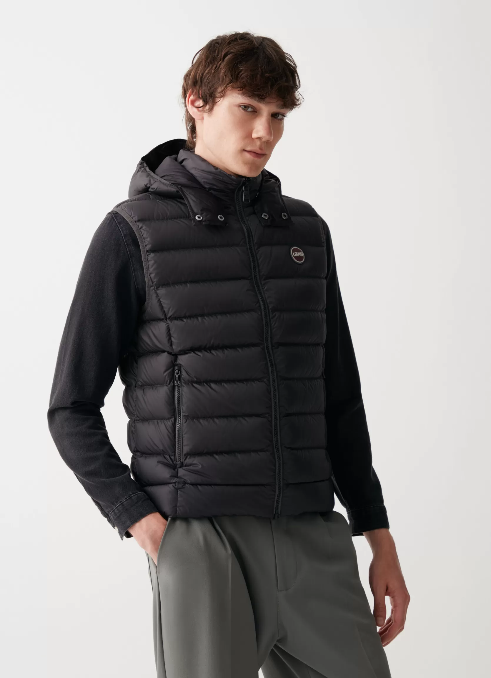 Colmar Down vest with detachable hood | man Sleeveless Jackets