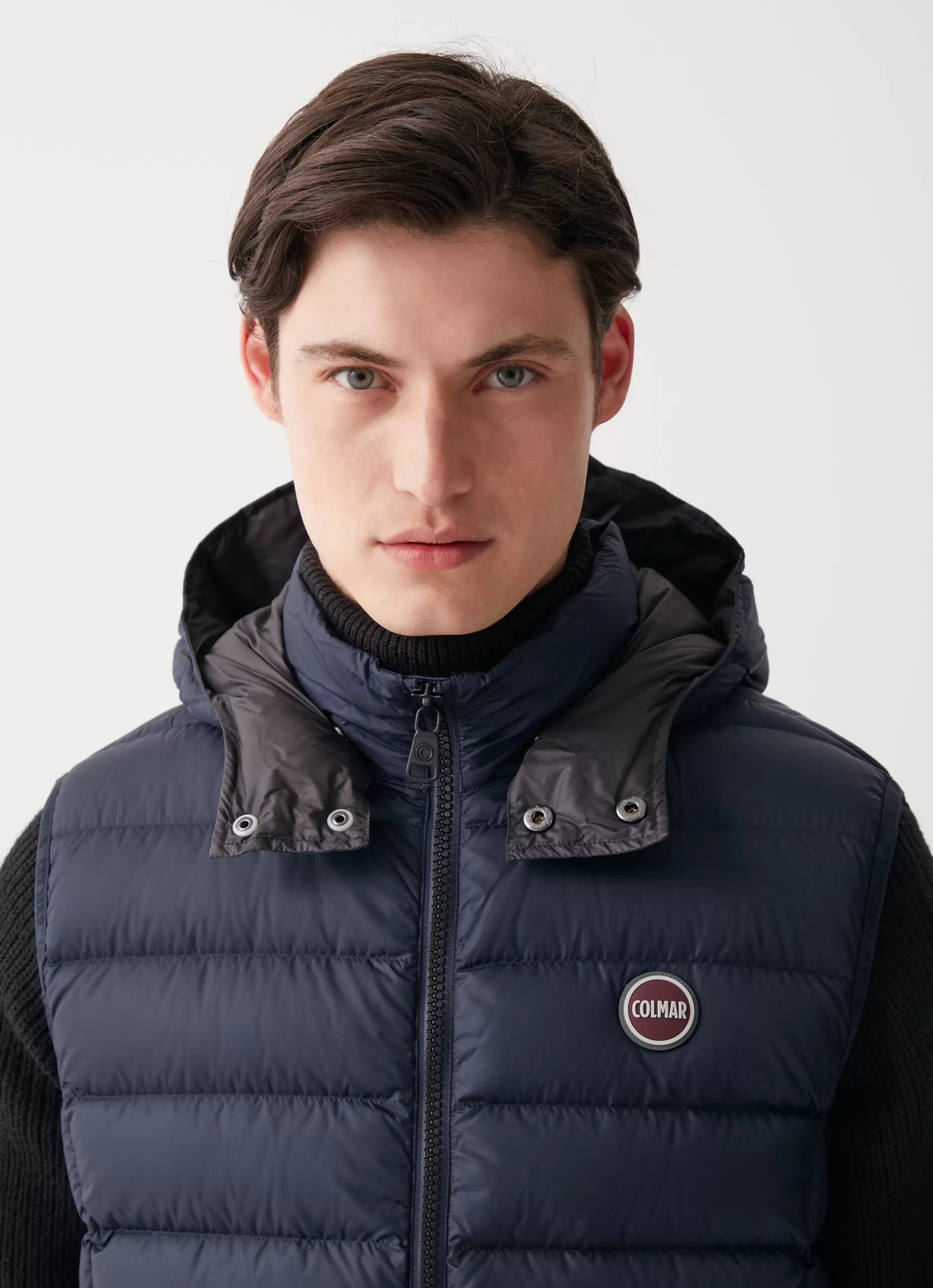 Colmar Down vest with detachable hood | man Sleeveless Jackets