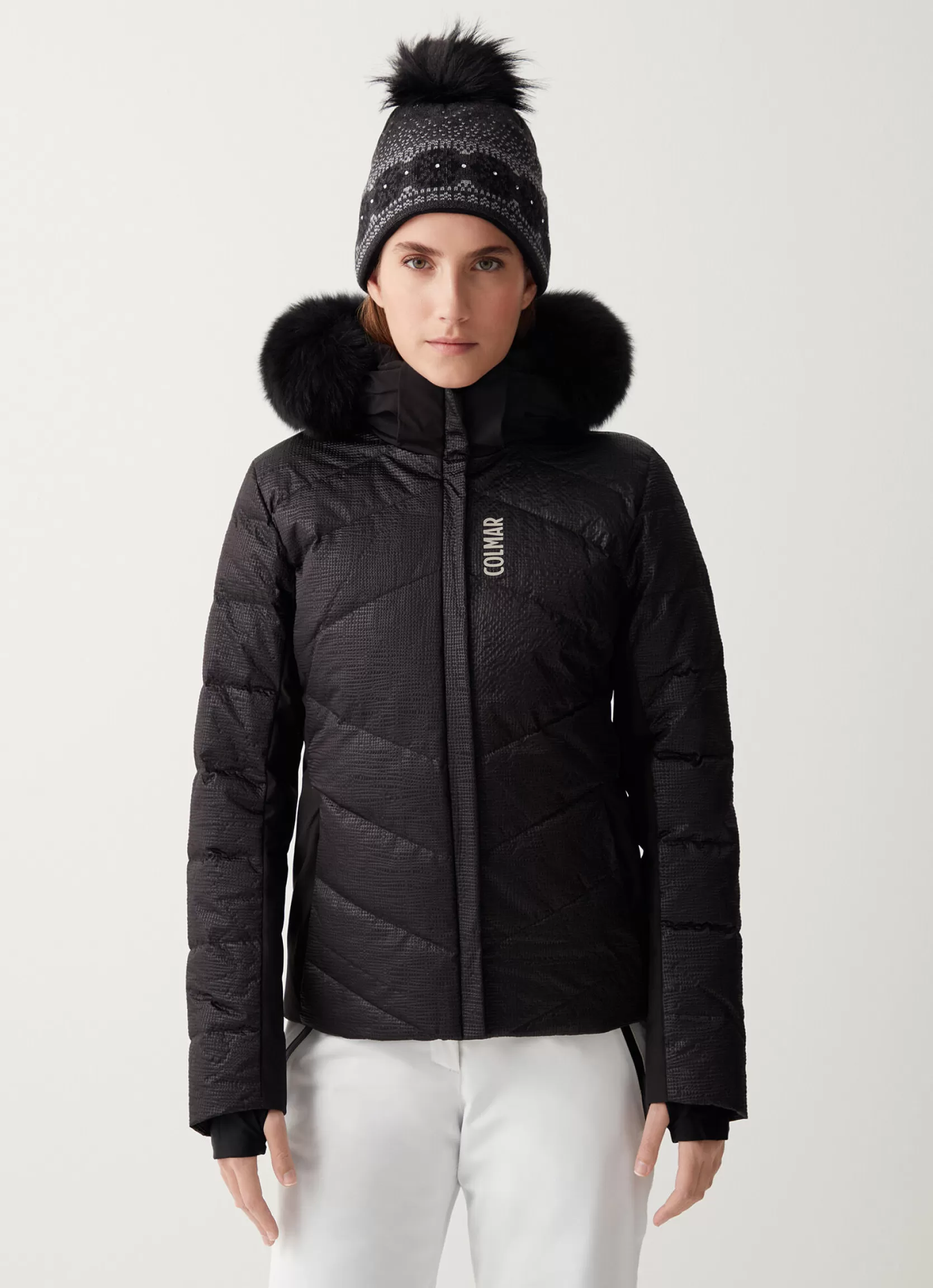Colmar Down-filled ski jacket with fur | woman Outlet