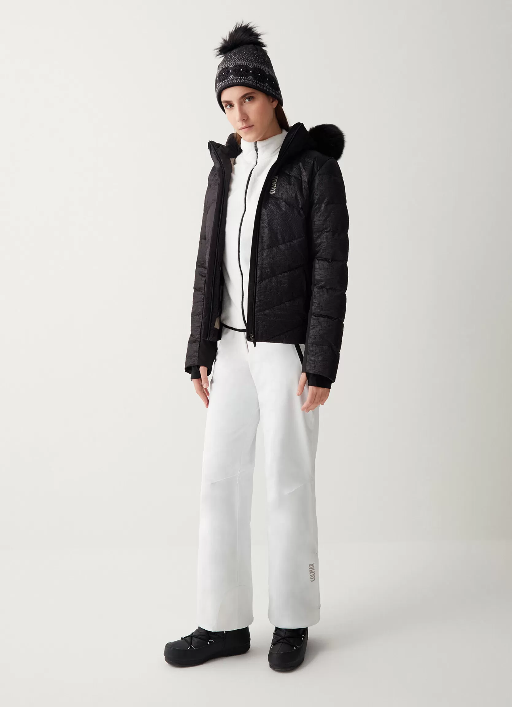 Colmar Down-filled ski jacket with fur | woman Outlet