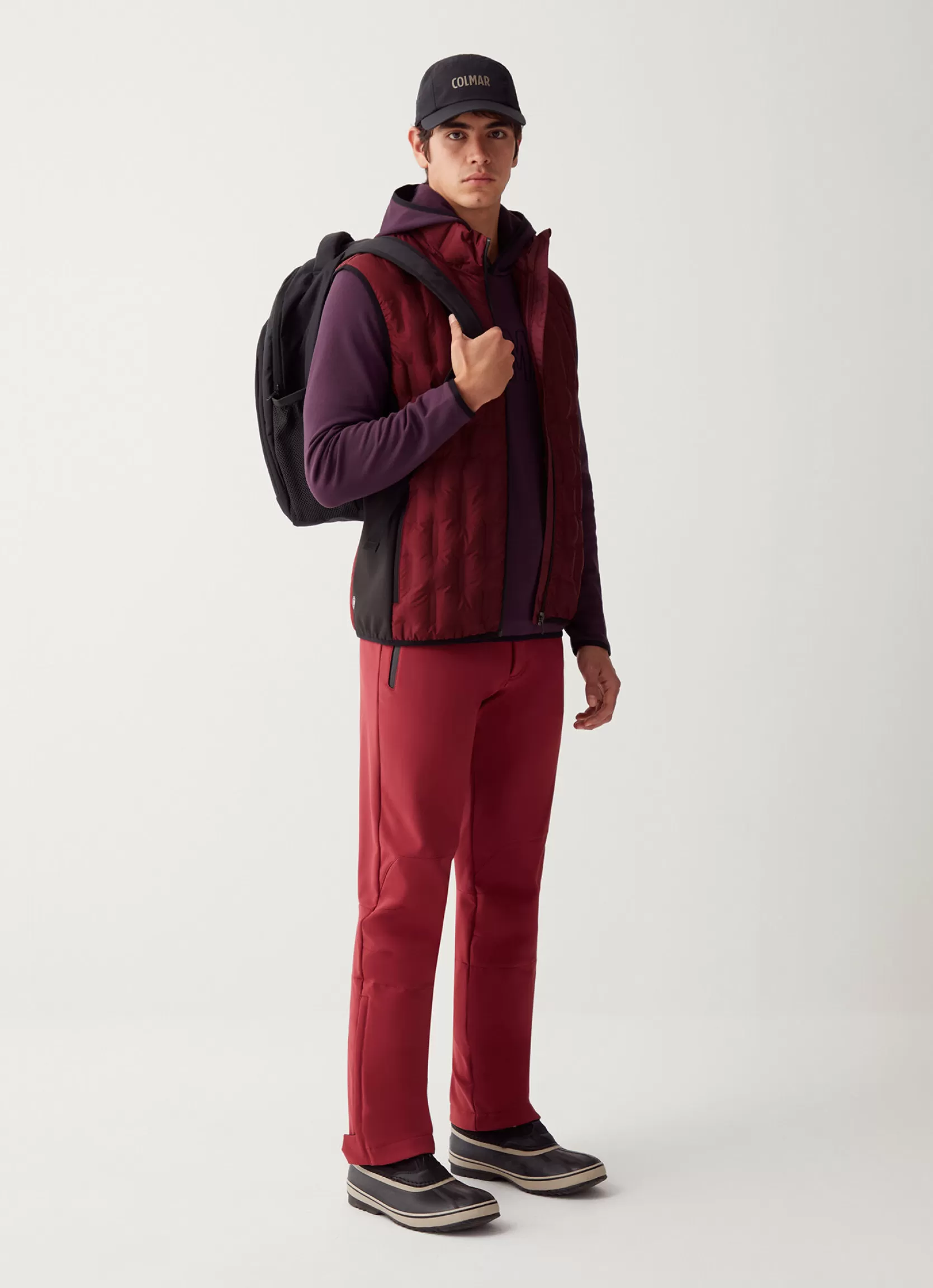 Colmar Down-padded gilet with softshell inserts | man Ski Jackets | SKI COLLECTION MAN