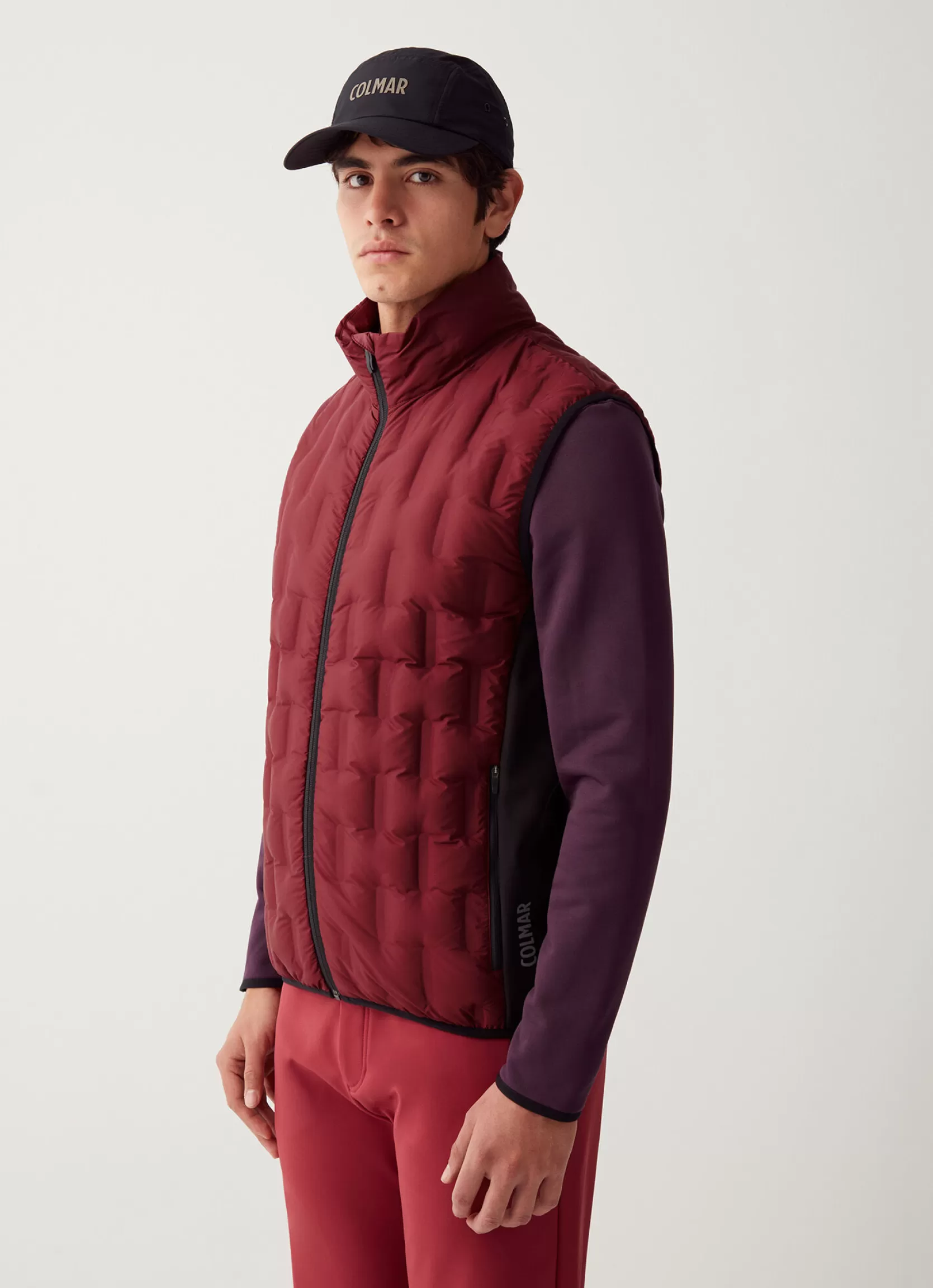 Colmar Down-padded gilet with softshell inserts | man Ski Jackets | SKI COLLECTION MAN