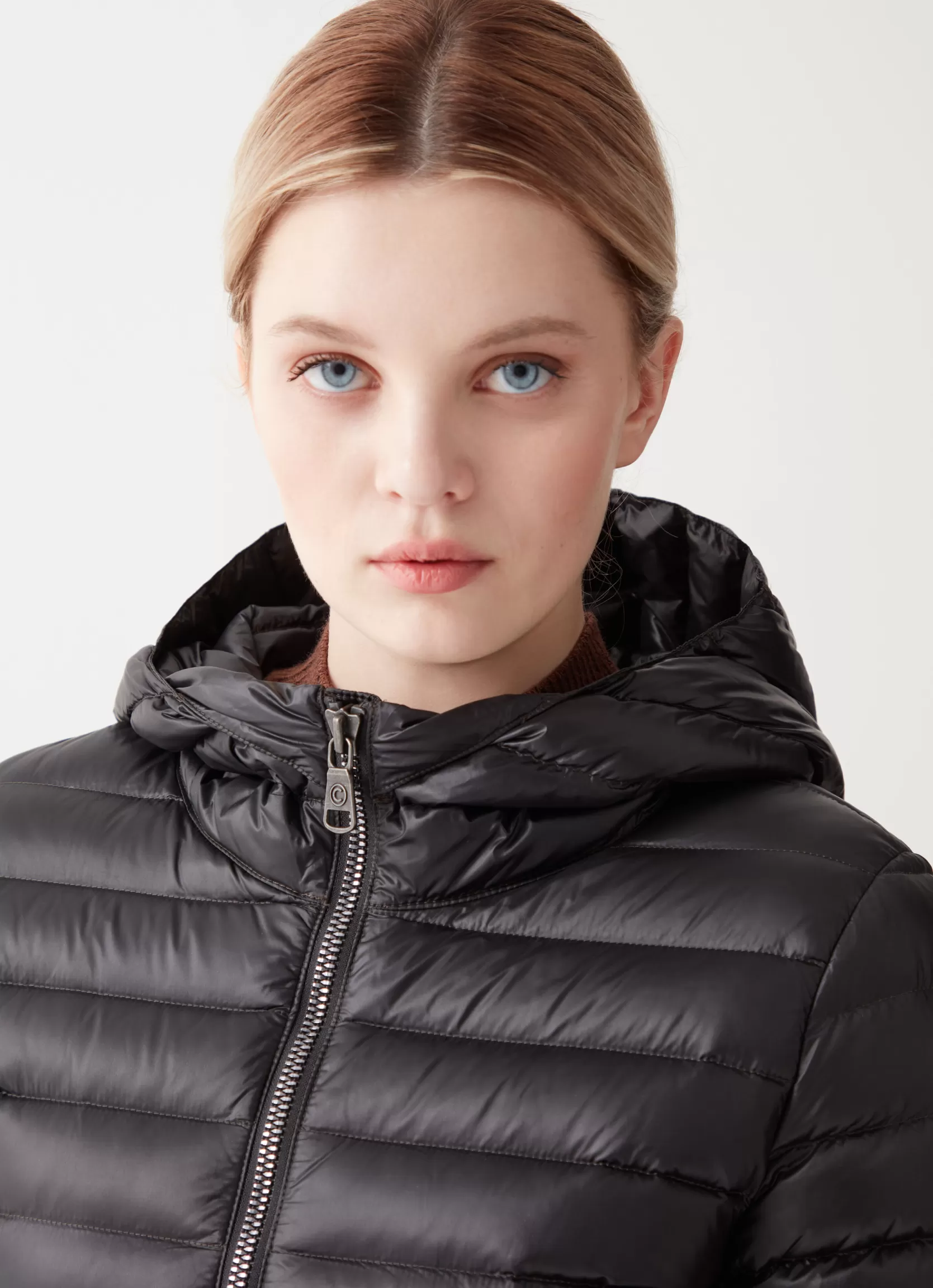 Colmar Fitted iridescent down jacket with hood | woman Winter Down Jackets