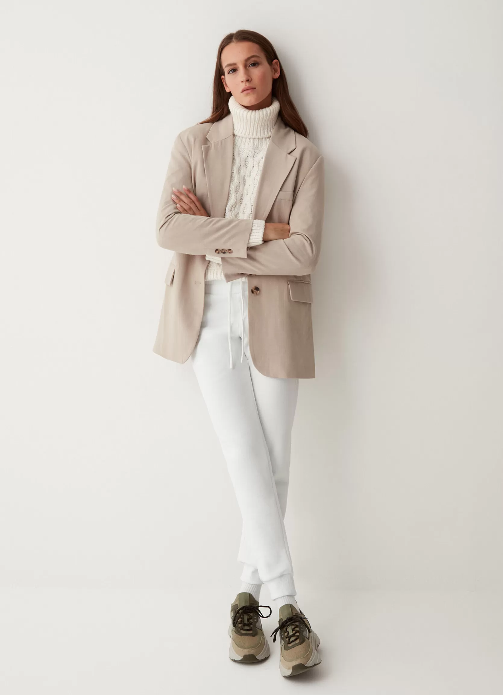 Colmar Fleece sweatpants with glitter logo | woman Trousers