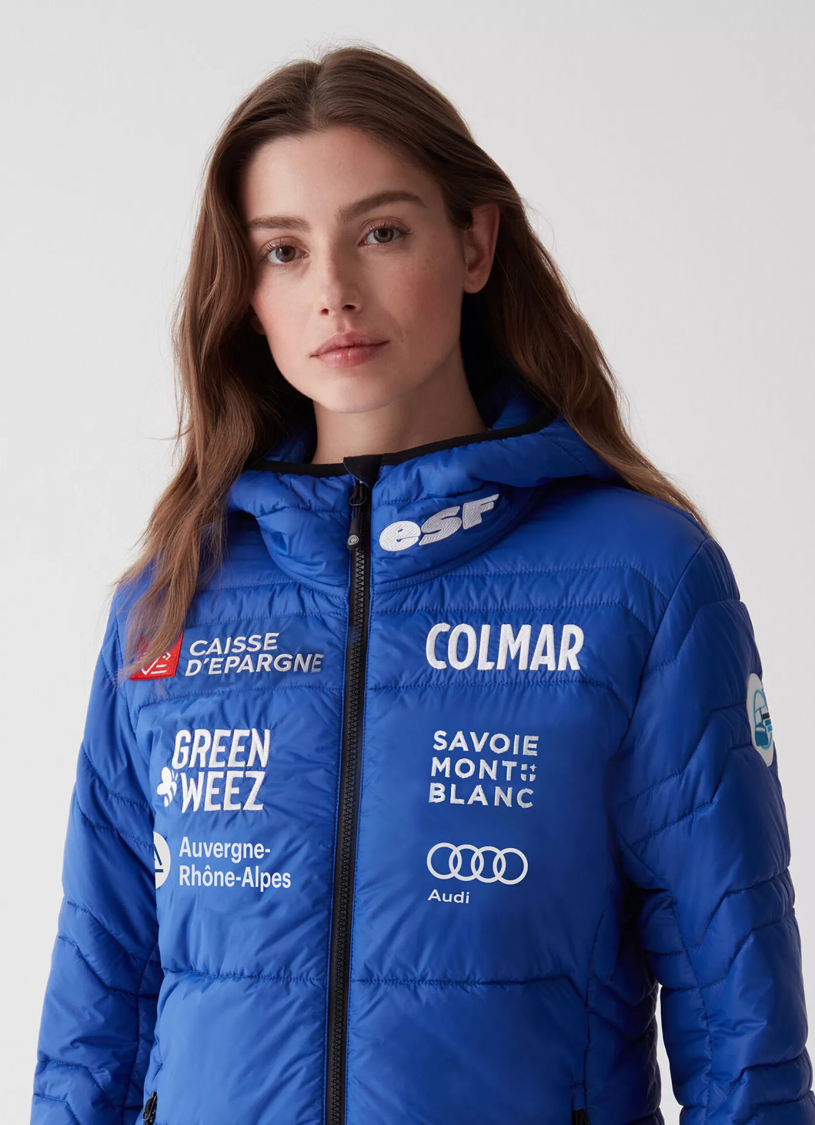 Colmar French national team quilted ripstop jacket | woman Ski Jackets | Official Racing Suits