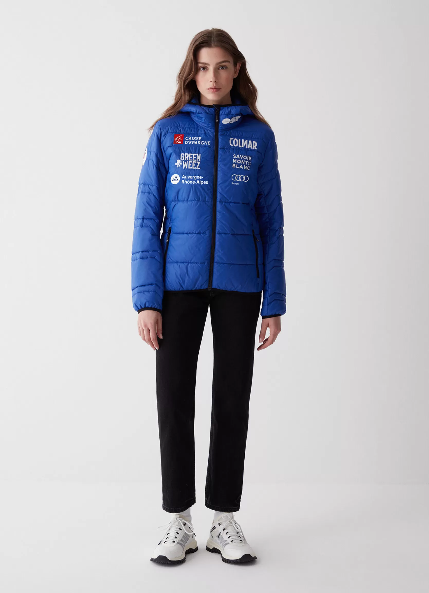 Colmar French national team quilted ripstop jacket | woman Ski Jackets | Official Racing Suits