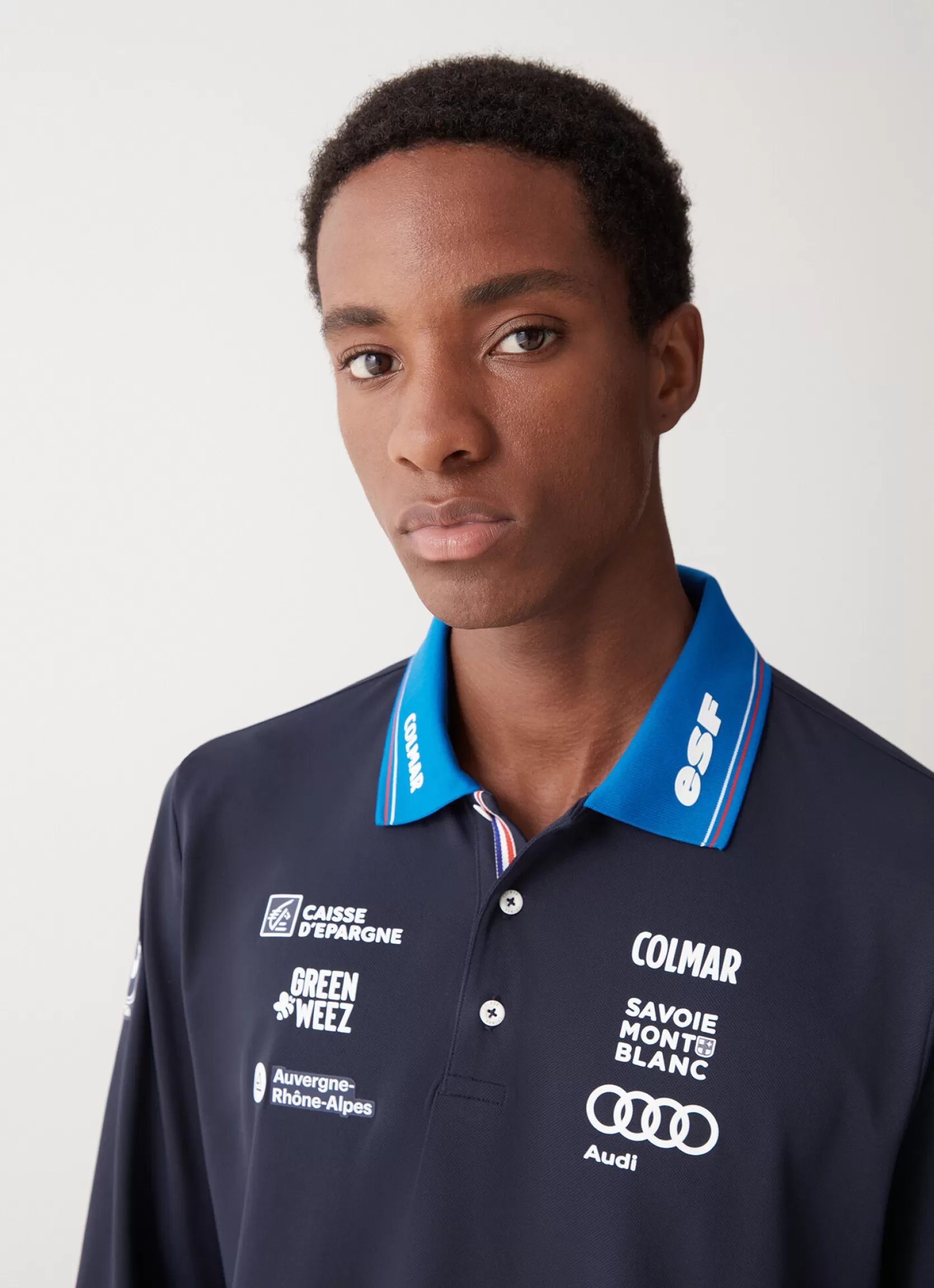 Colmar French National team stretch jersey polo shirt | man Official Racing Suits | SKI COLLECTION MAN