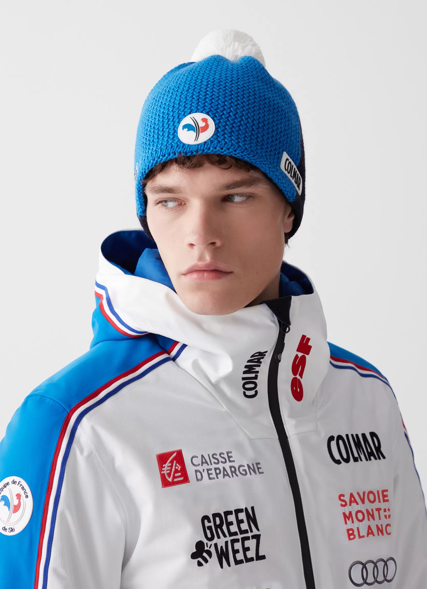 Colmar French national team unisex wool hat | man Official Racing Suits | Ski Accessories