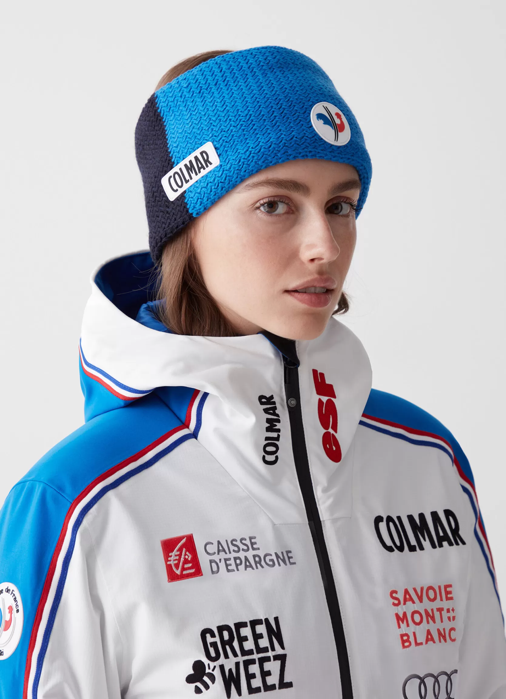Colmar French national team unisex wool headband | man Official Racing Suits | Ski Accessories