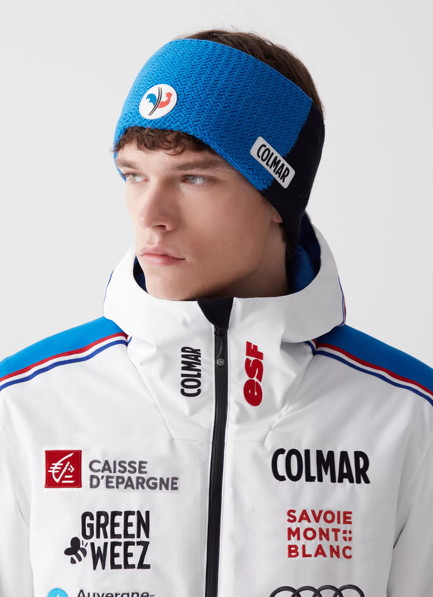 Colmar French national team unisex wool headband | man Official Racing Suits | Ski Accessories