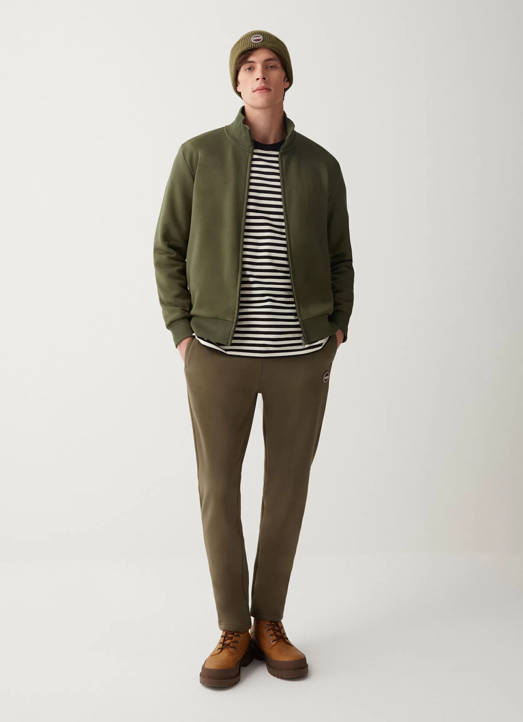 Colmar Full zip, high collar sweatshirt with side pockets | man Sweatshirts