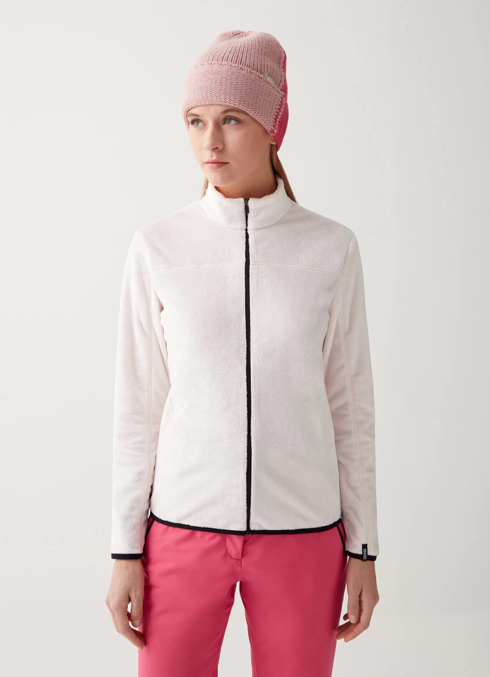 Colmar Full zip ski sweatshirt in plush-effect fleece | woman Sweatshirts and Fleeces