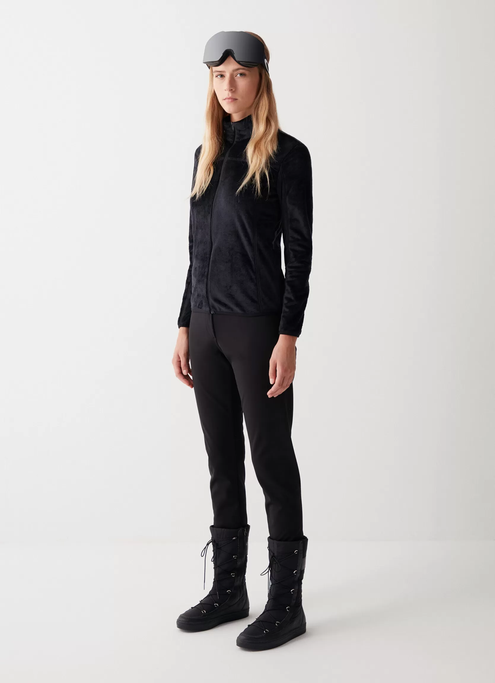 Colmar Full zip ski sweatshirt in plush-effect fleece | woman Sweatshirts and Fleeces
