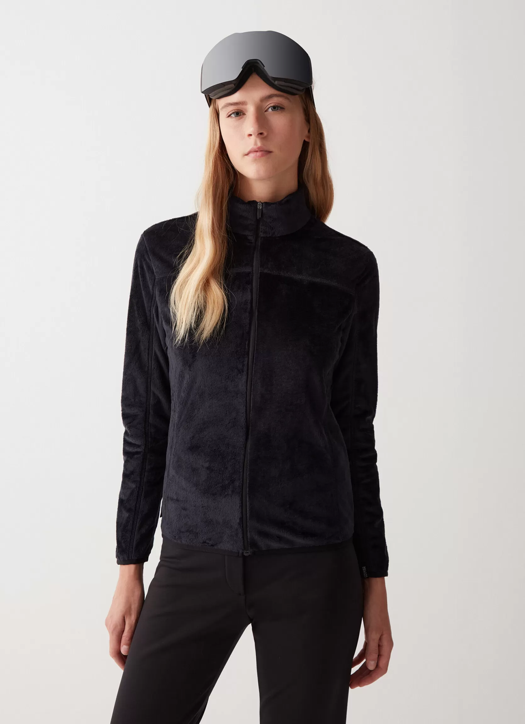 Colmar Full zip ski sweatshirt in plush-effect fleece | woman Sweatshirts and Fleeces