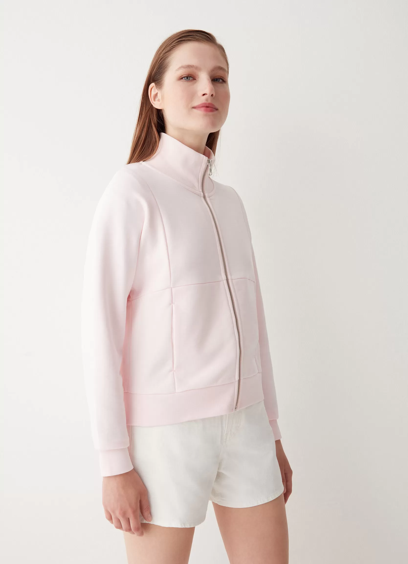Colmar Full zip sweatshirt with high collar | woman Outlet