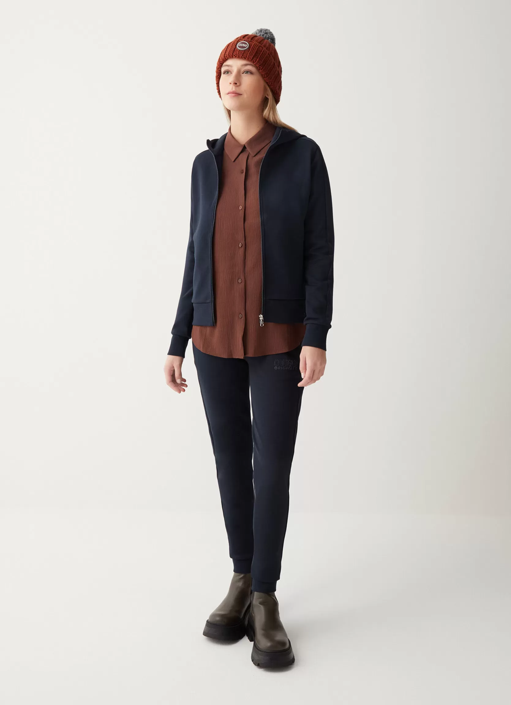Colmar Full zip sweatshirt with pockets and hood | woman Sweatshirts