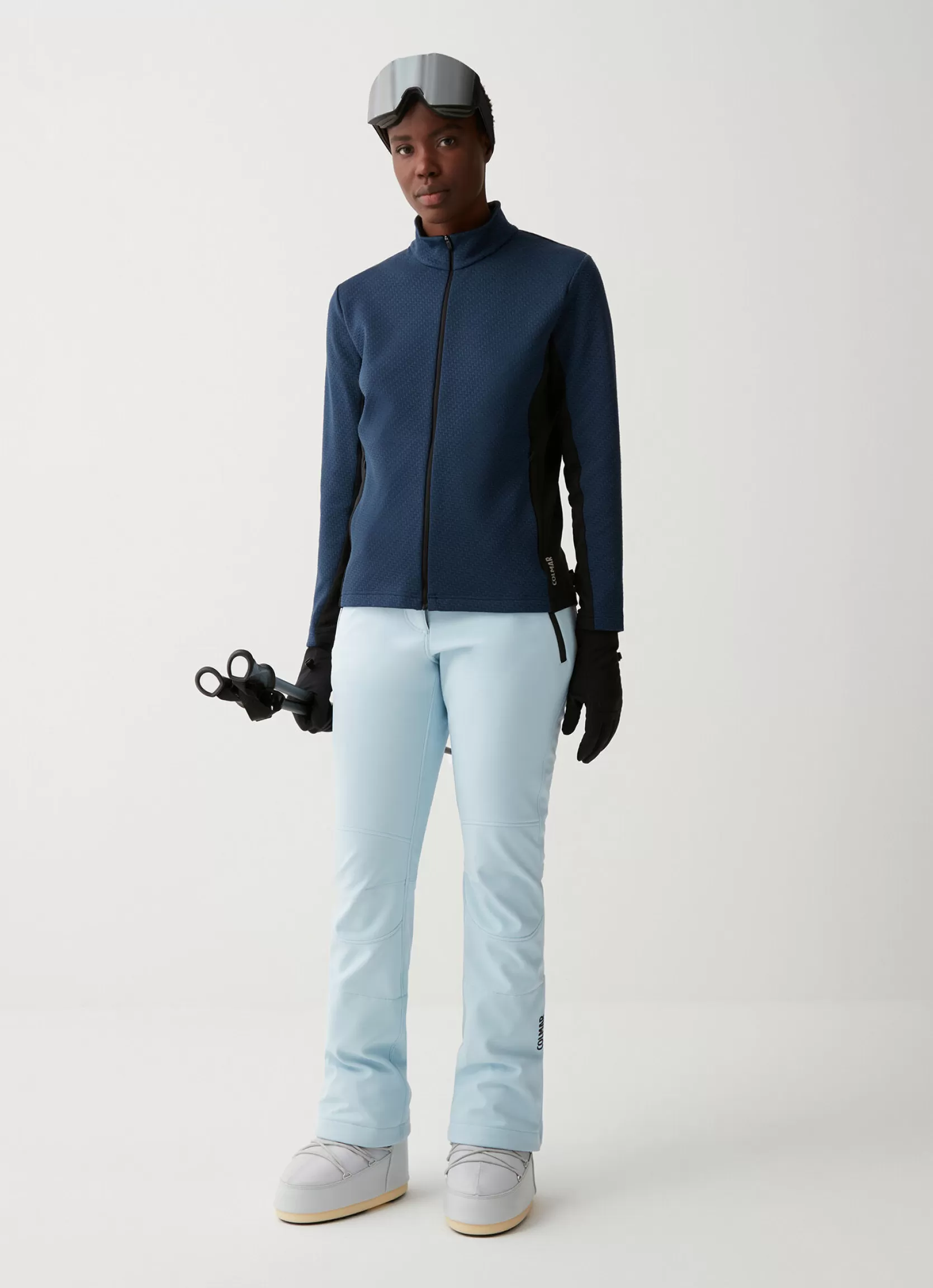 Colmar Full-zip ski sweatshirt with mini design | woman Sweatshirts and Fleeces