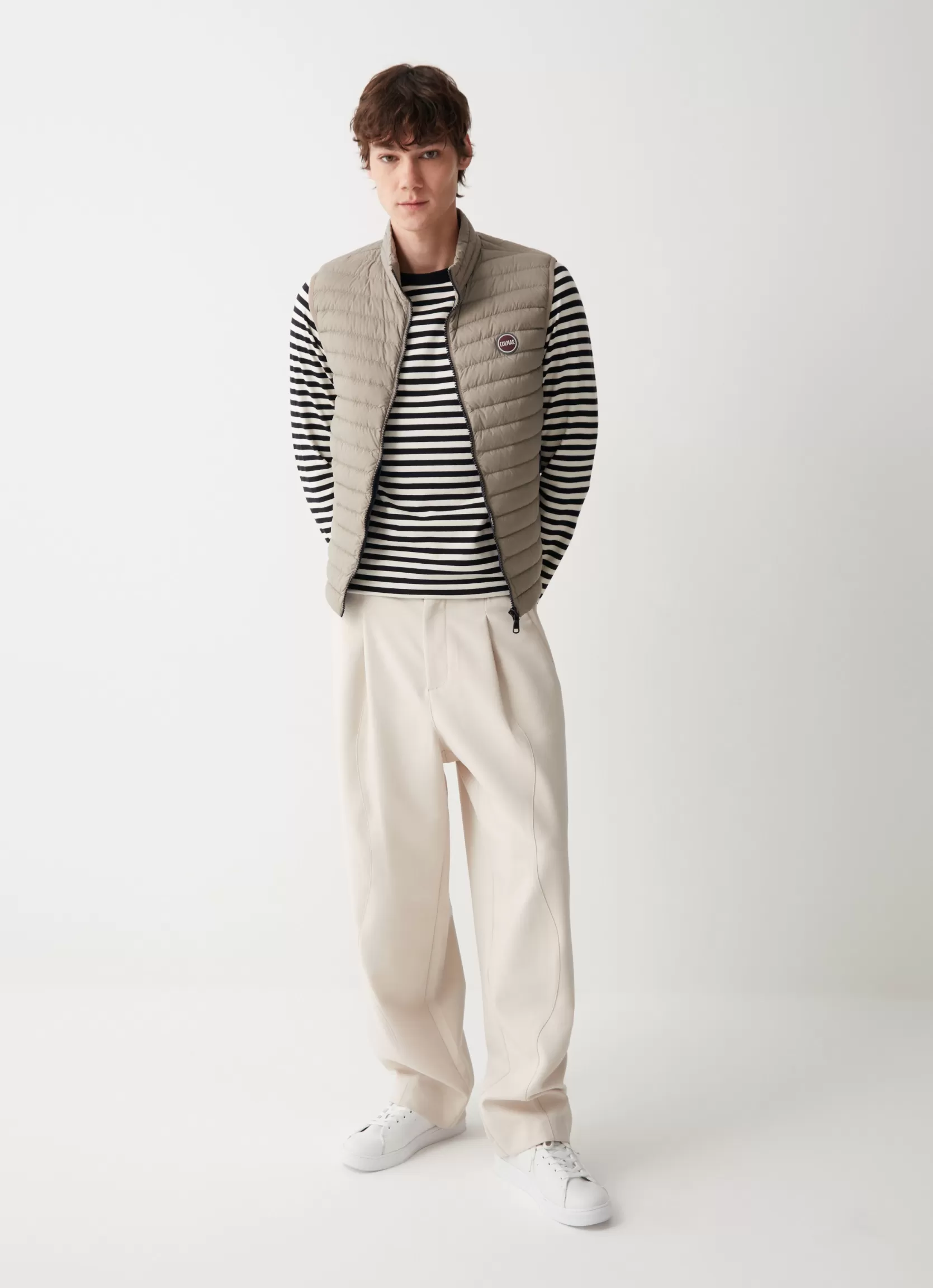 Colmar Gilet in eco-friendly down fabric | man Sleeveless Jackets