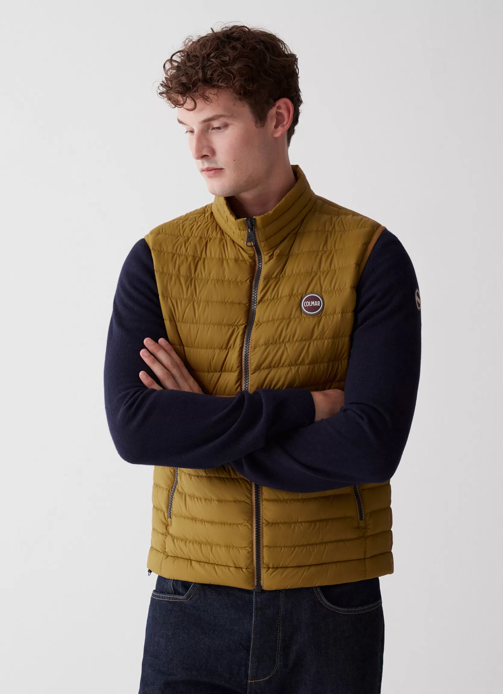Colmar Gilet in eco-friendly down fabric | man Sleeveless Jackets