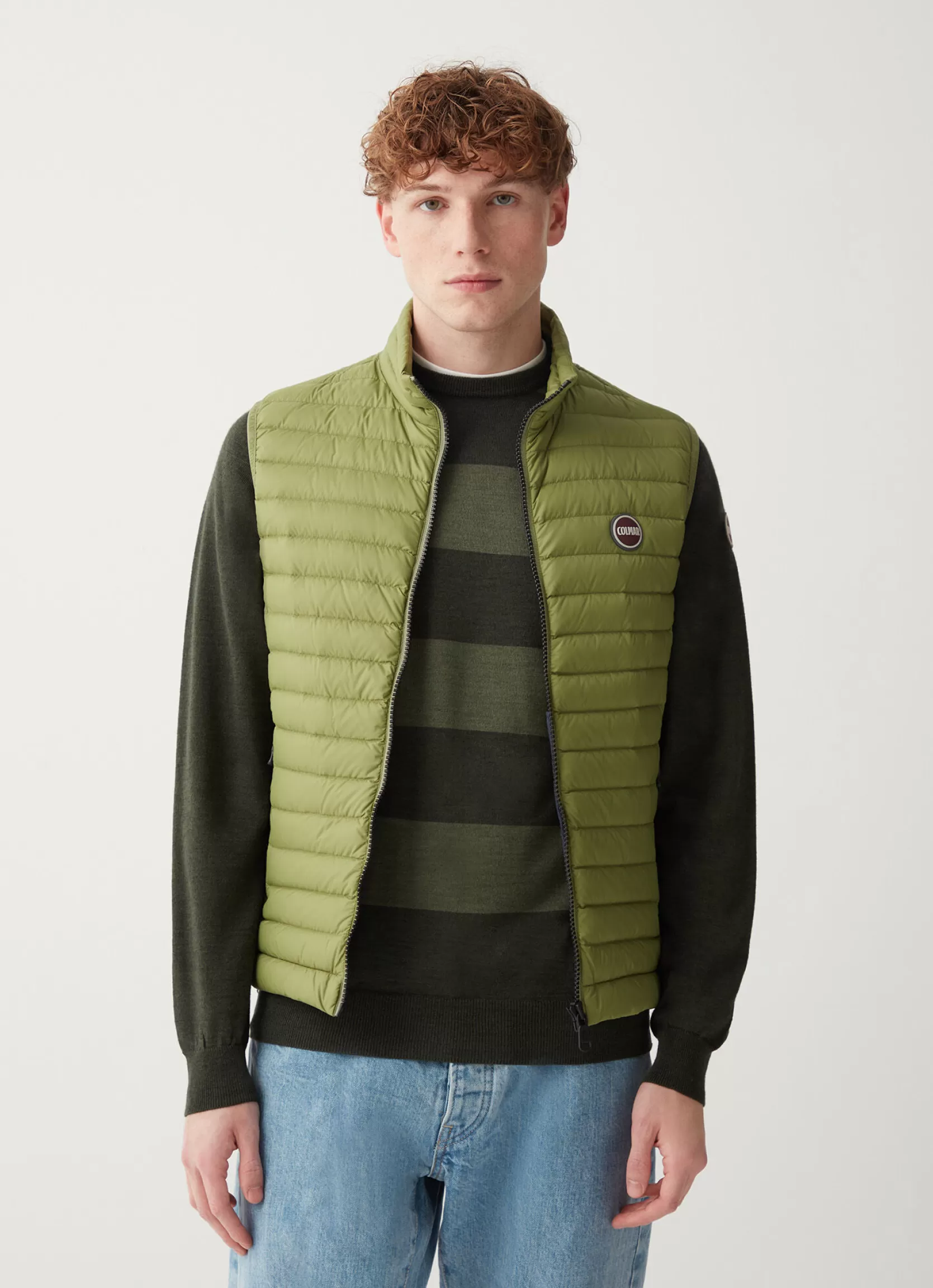 Colmar Gilet in eco-friendly down fabric | man Sleeveless Jackets