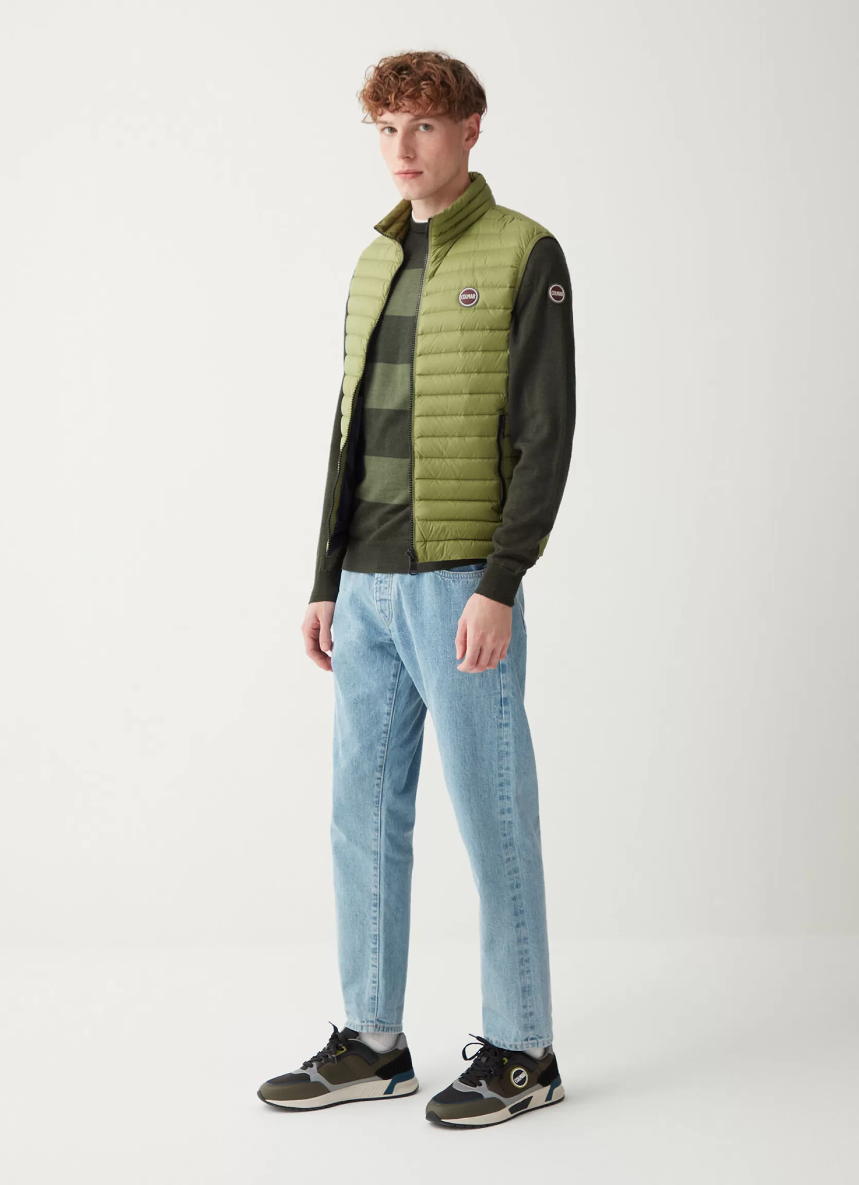Colmar Gilet in eco-friendly down fabric | man Sleeveless Jackets