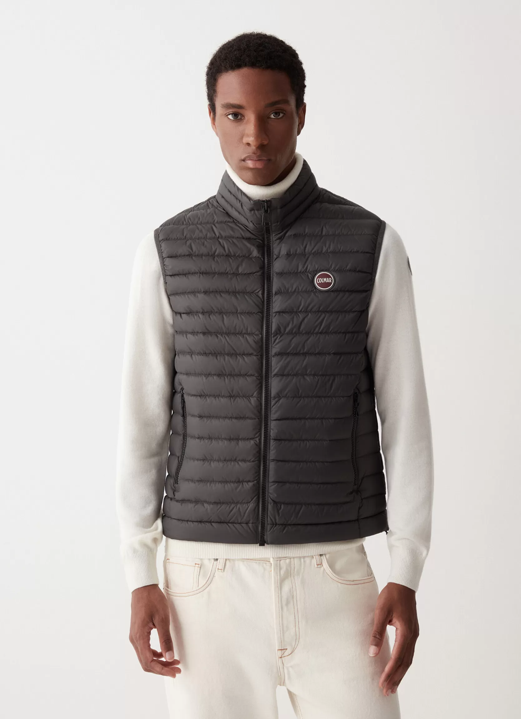 Colmar Gilet in eco-friendly down fabric | man Sleeveless Jackets