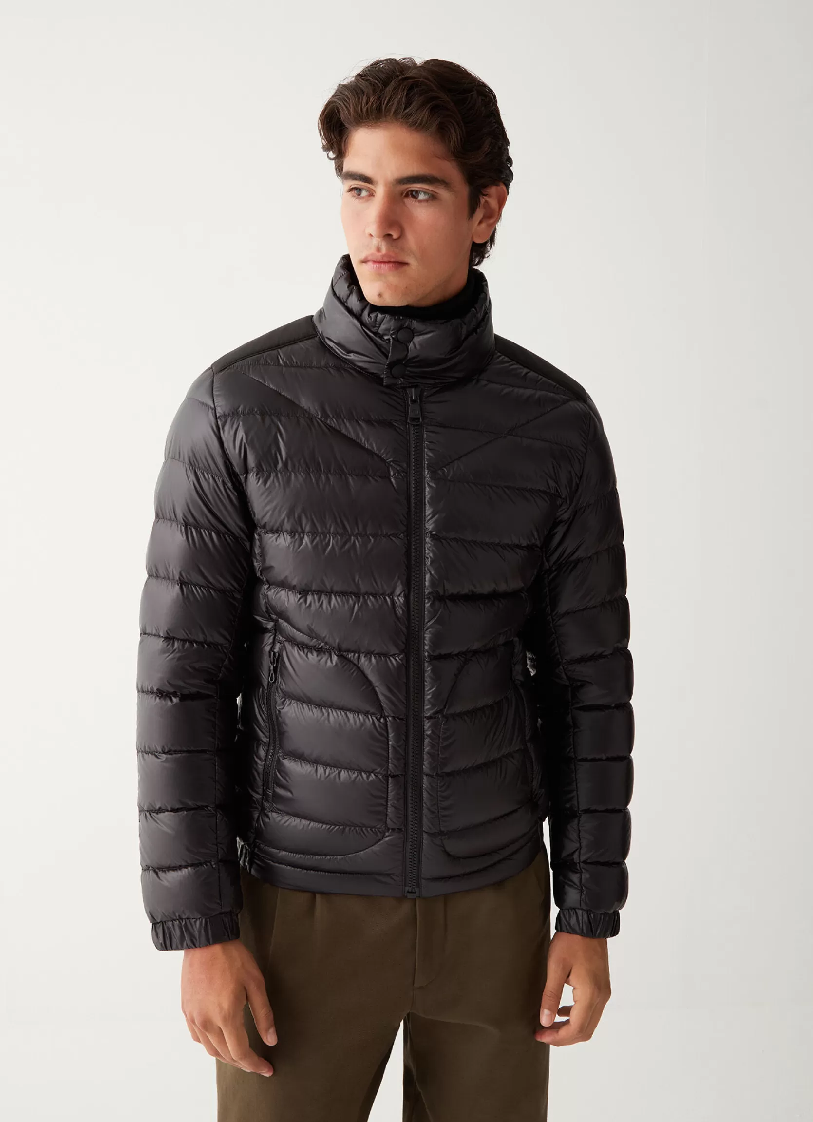 Colmar Glossy down jacket with matte ripstop details | man Outlet