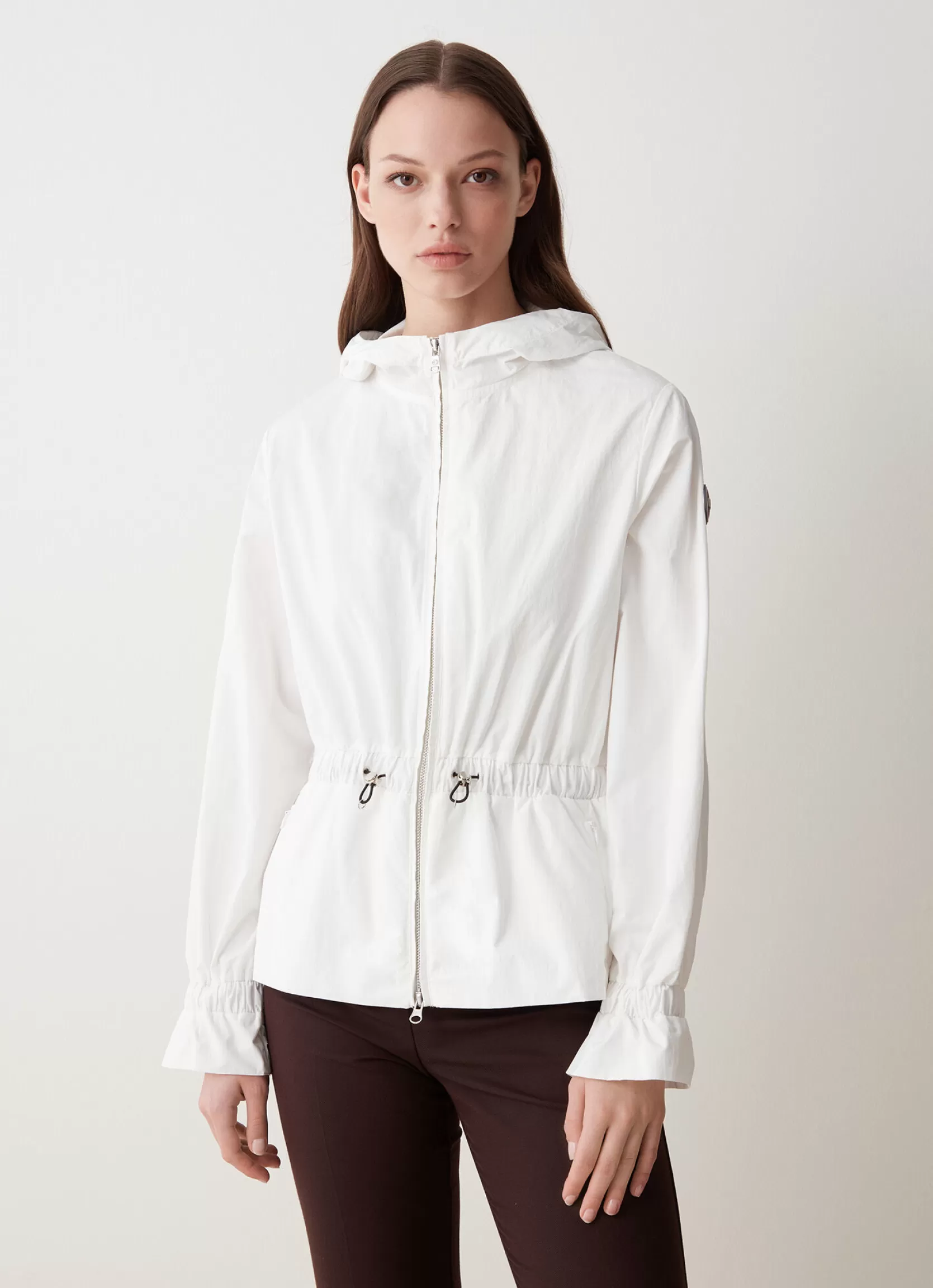 Colmar Hooded cotton-look fabric jacket | woman Lightweight Jackets
