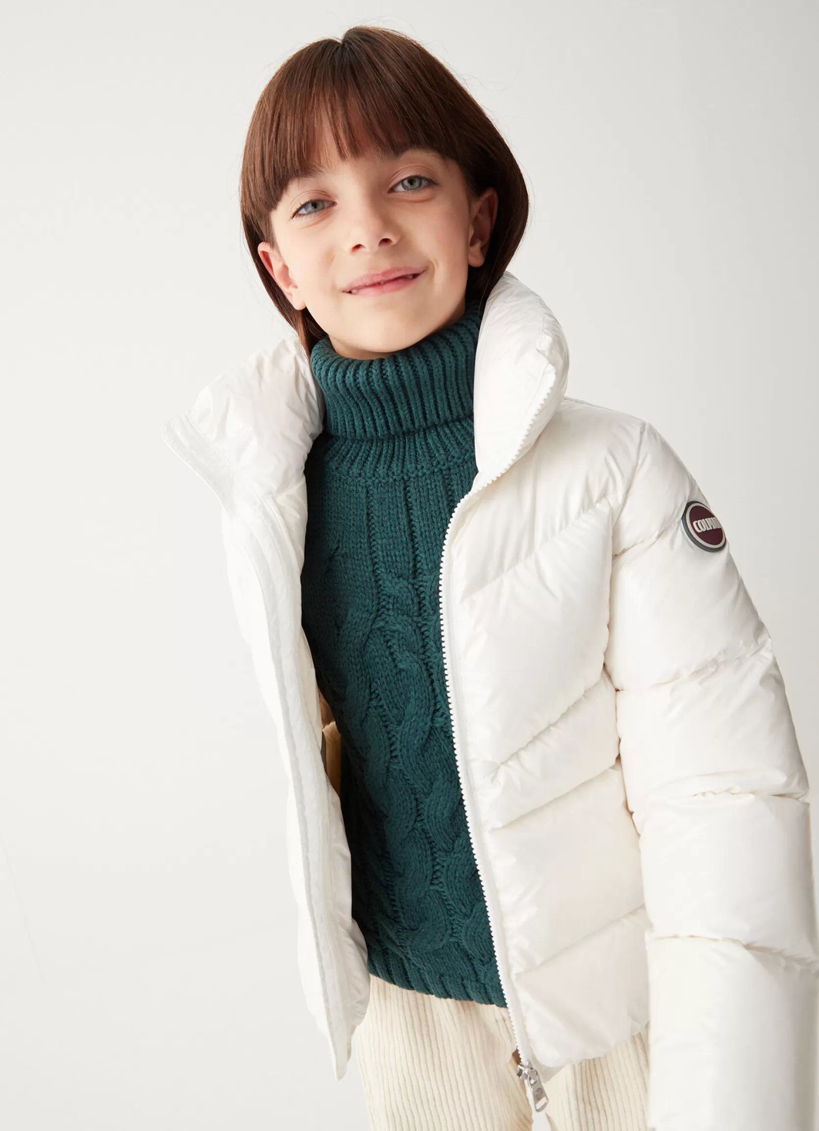 Colmar Hooded down jacket in super shiny fabric | kids Girl 4-16 Years