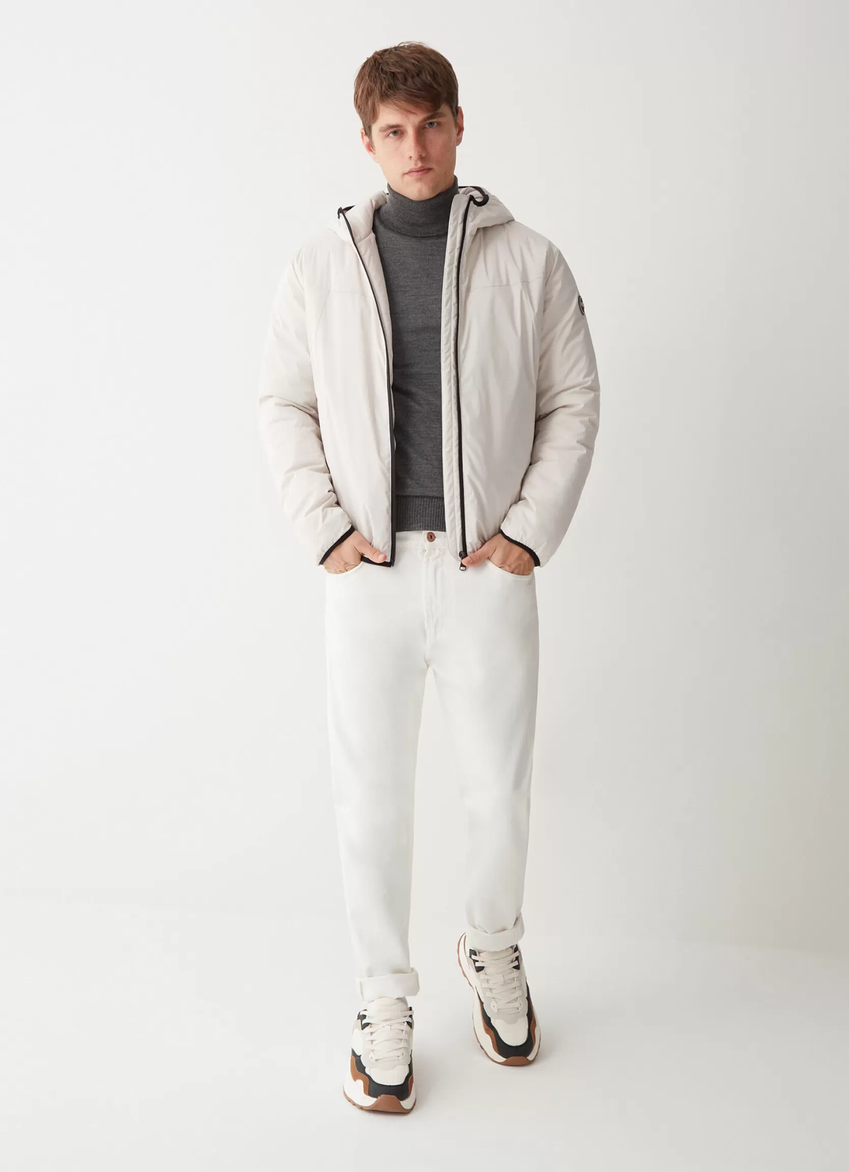 Colmar Hooded jacket in stretch fabric | man Lightweight Jackets | Jackets and Coats