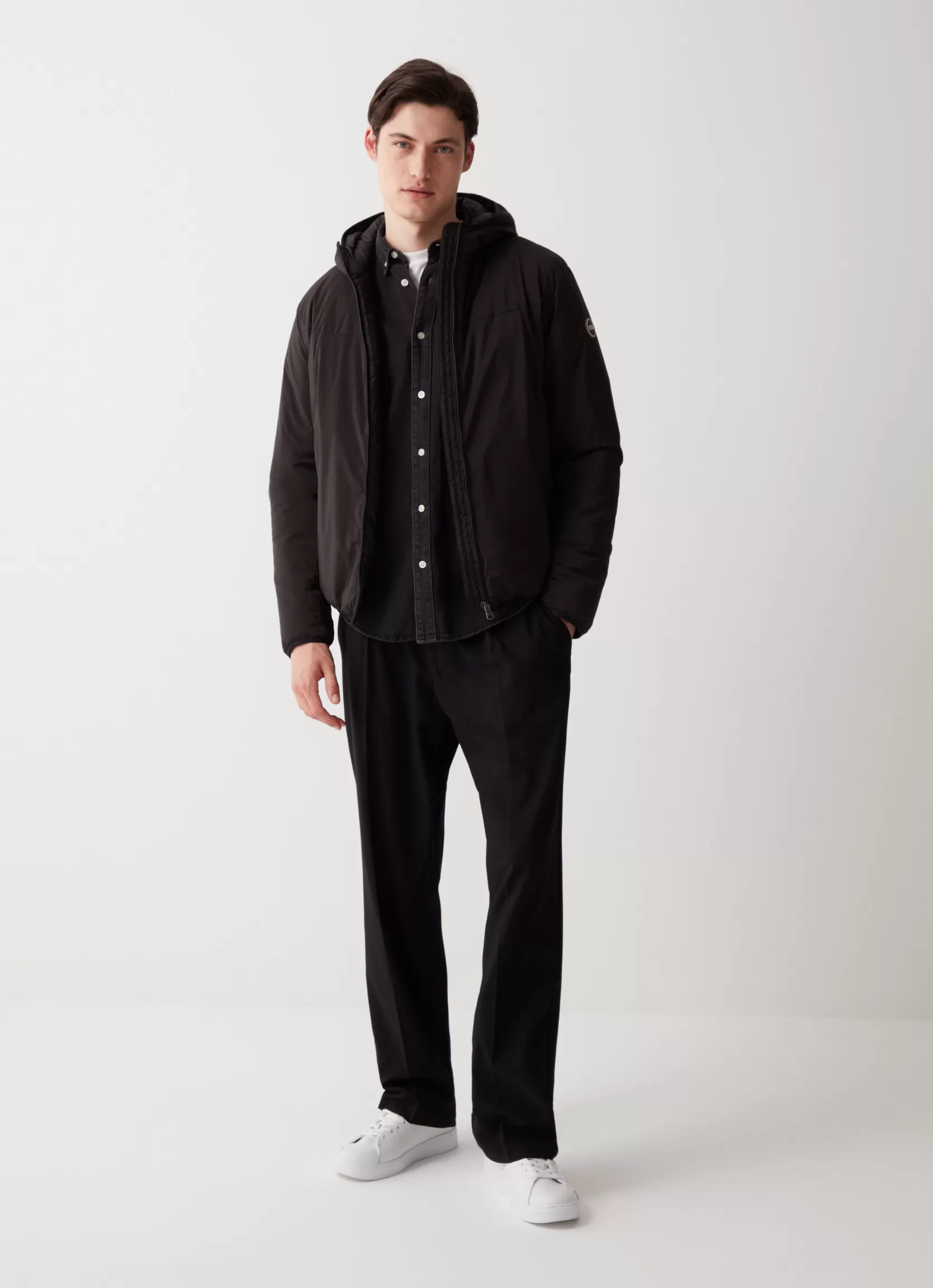 Colmar Hooded jacket in stretch fabric | man Lightweight Jackets | Jackets and Coats