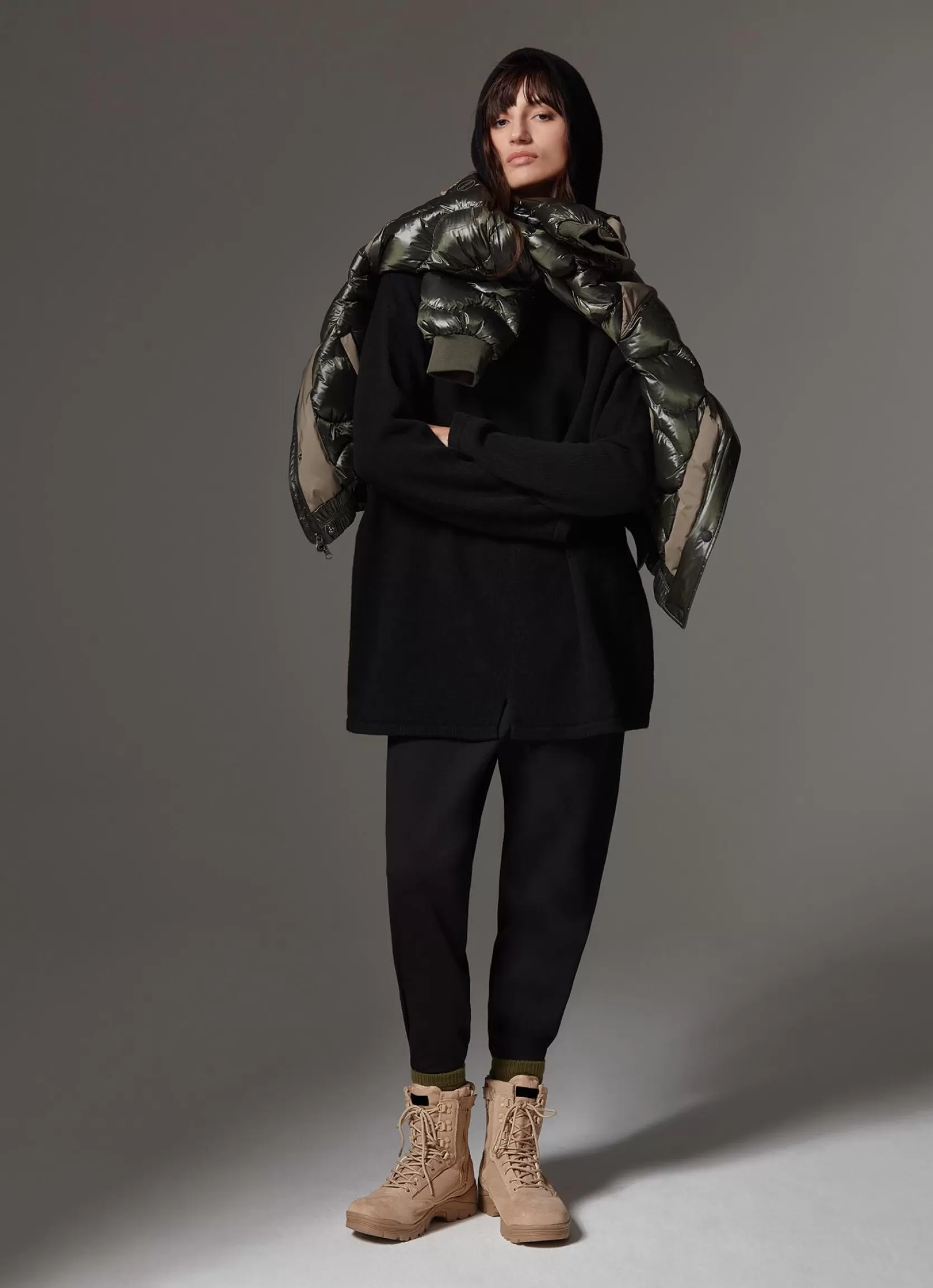 Colmar Hooded maxi-sweater | woman Colmar Revolution | Pullovers