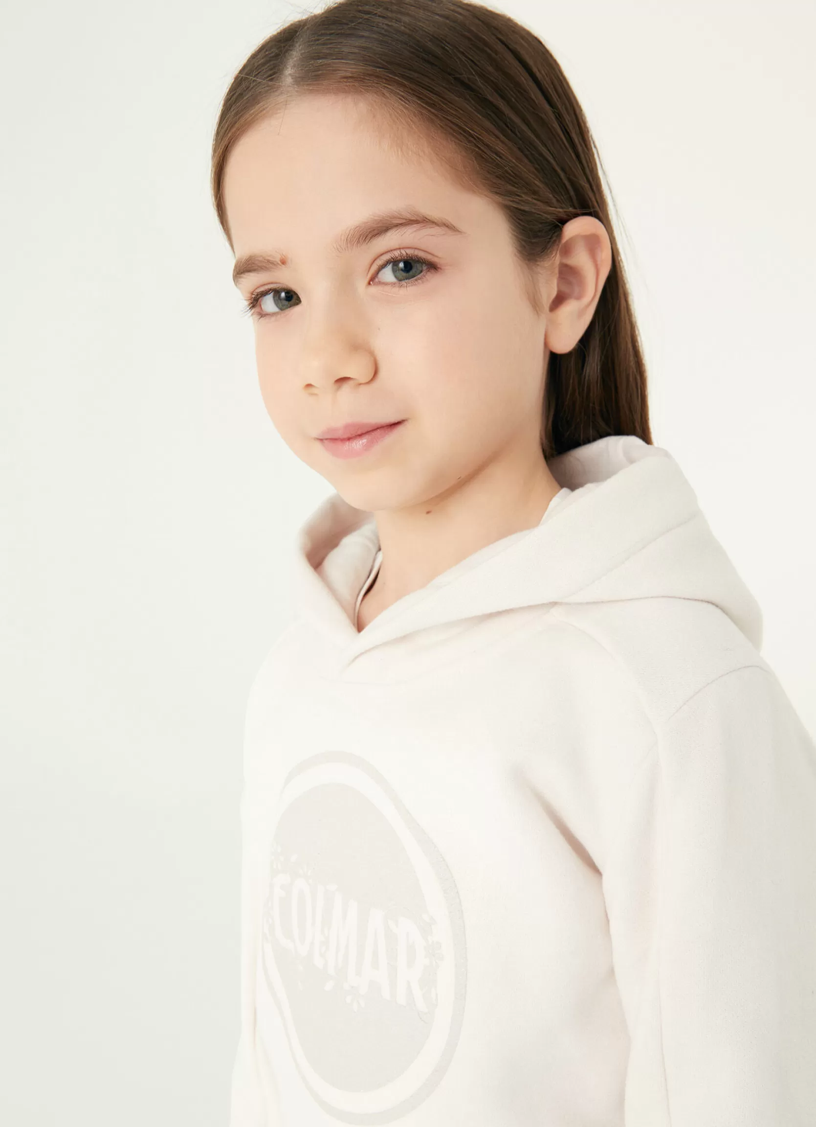 Colmar Hooded sweatshirt with maxi glitter print | kids Outlet