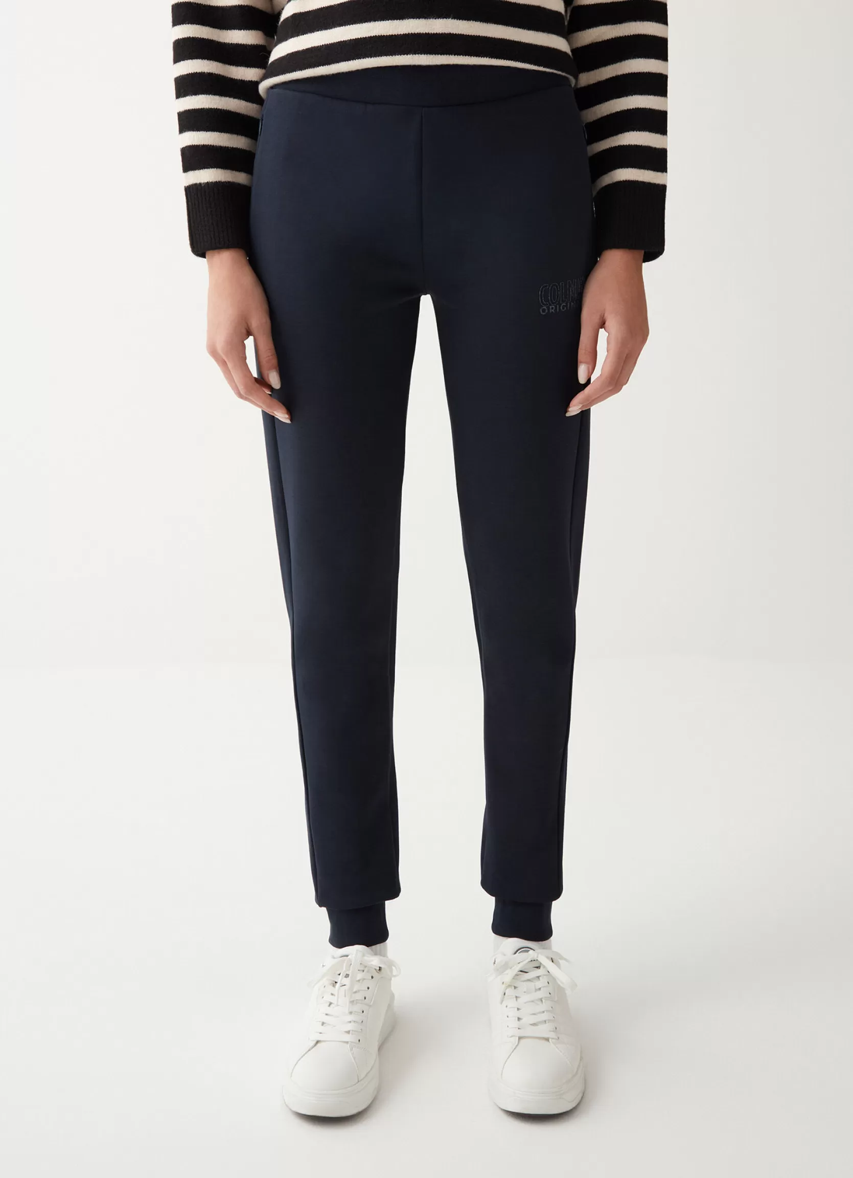 Colmar Interlock sweatpants with glitter logo | woman Trousers