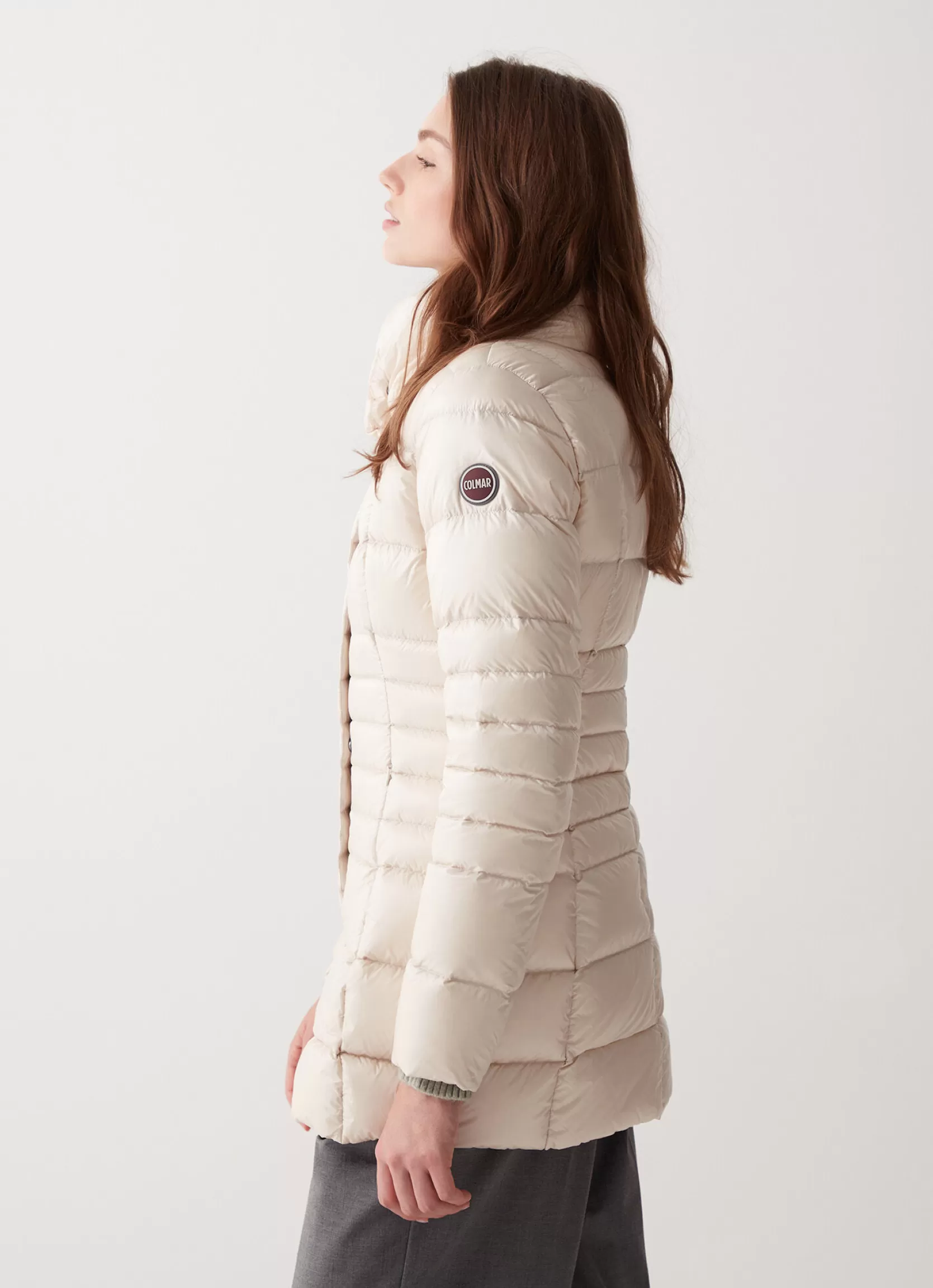 Colmar Iridescent down jacket with side opening | woman Winter Down Jackets