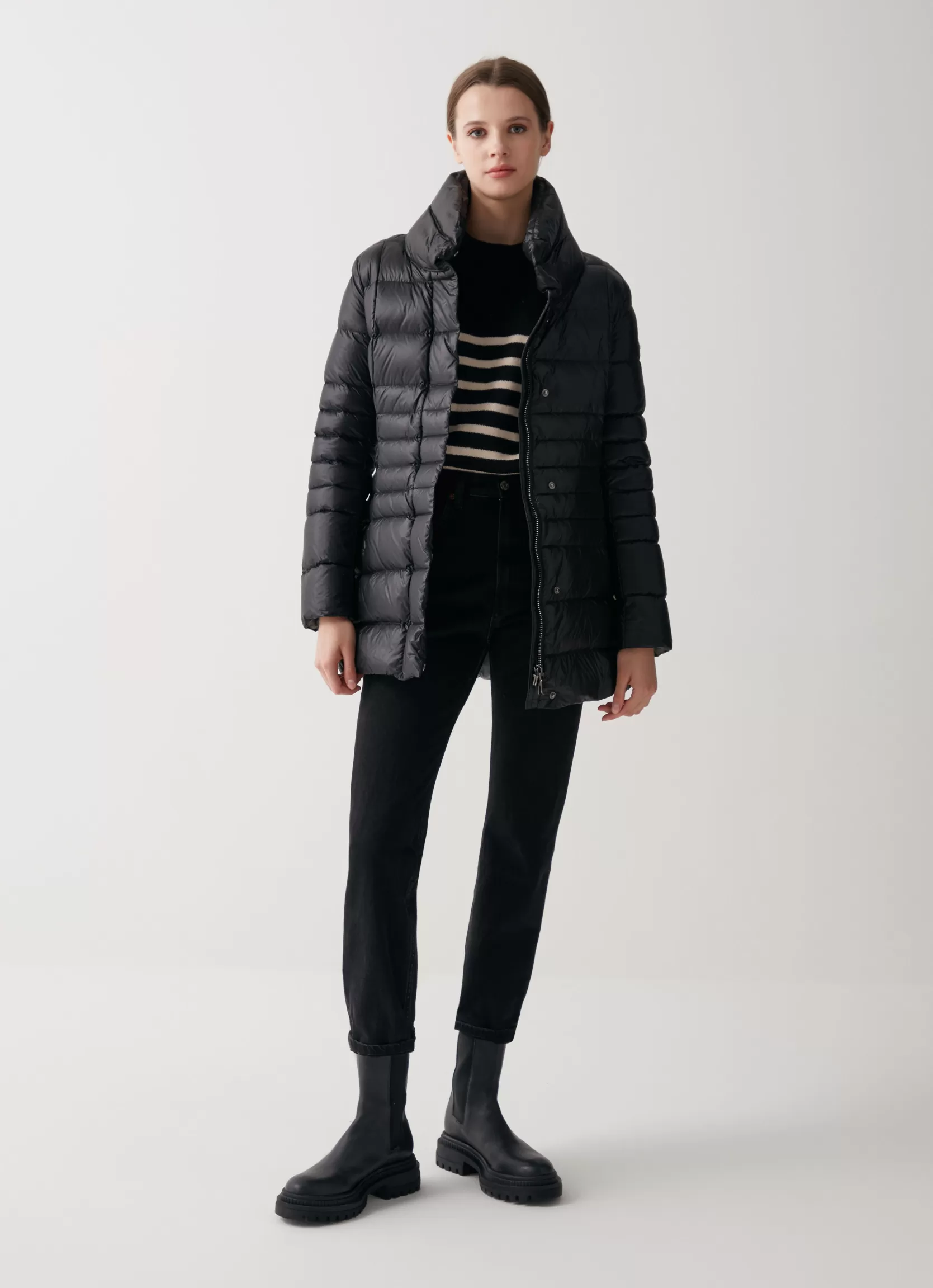 Colmar Iridescent down jacket with side opening | woman Winter Down Jackets