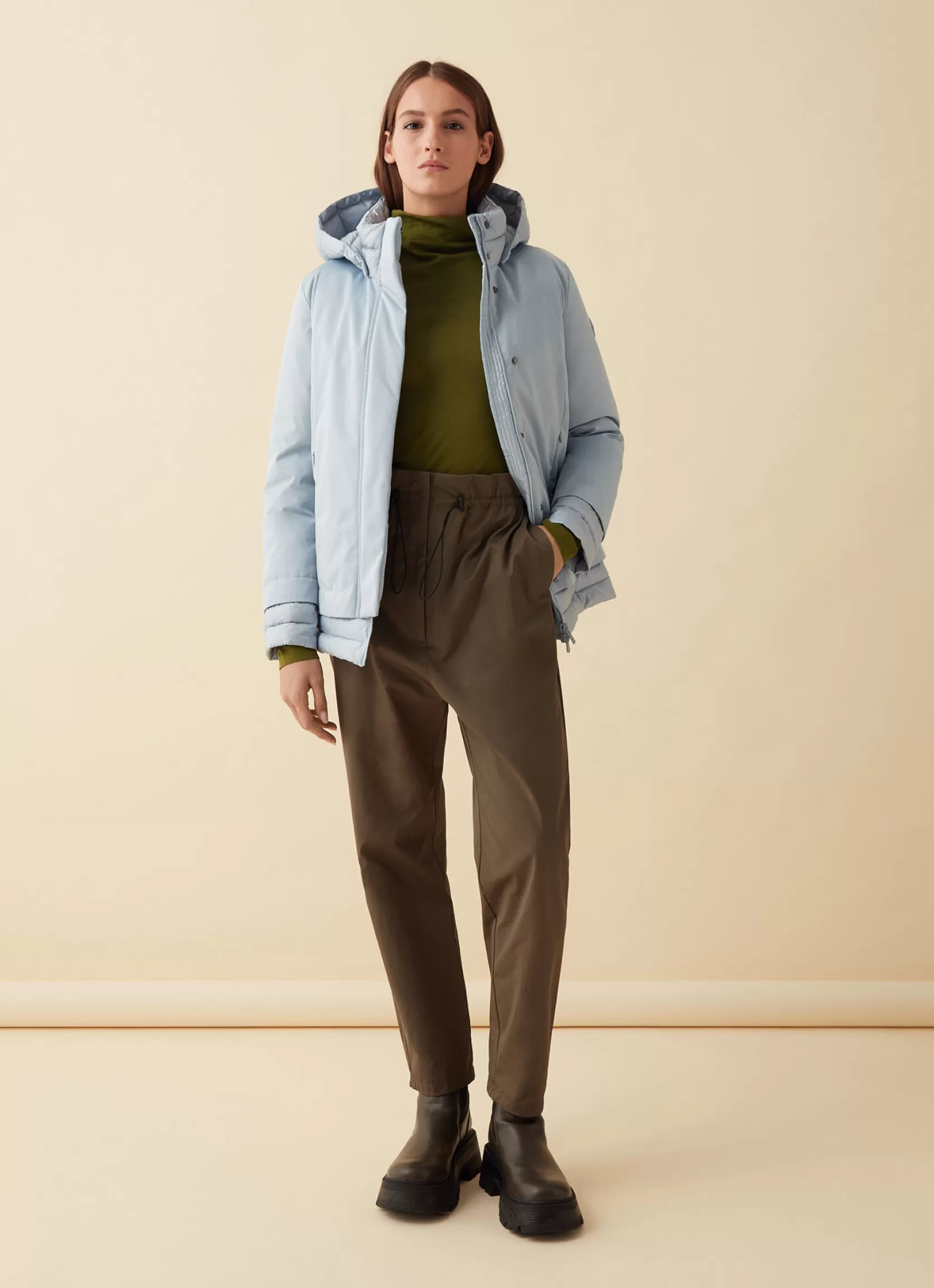 Colmar Jacket with Recycled Essentials hood | woman Recycled Essential | Jackets and Coats