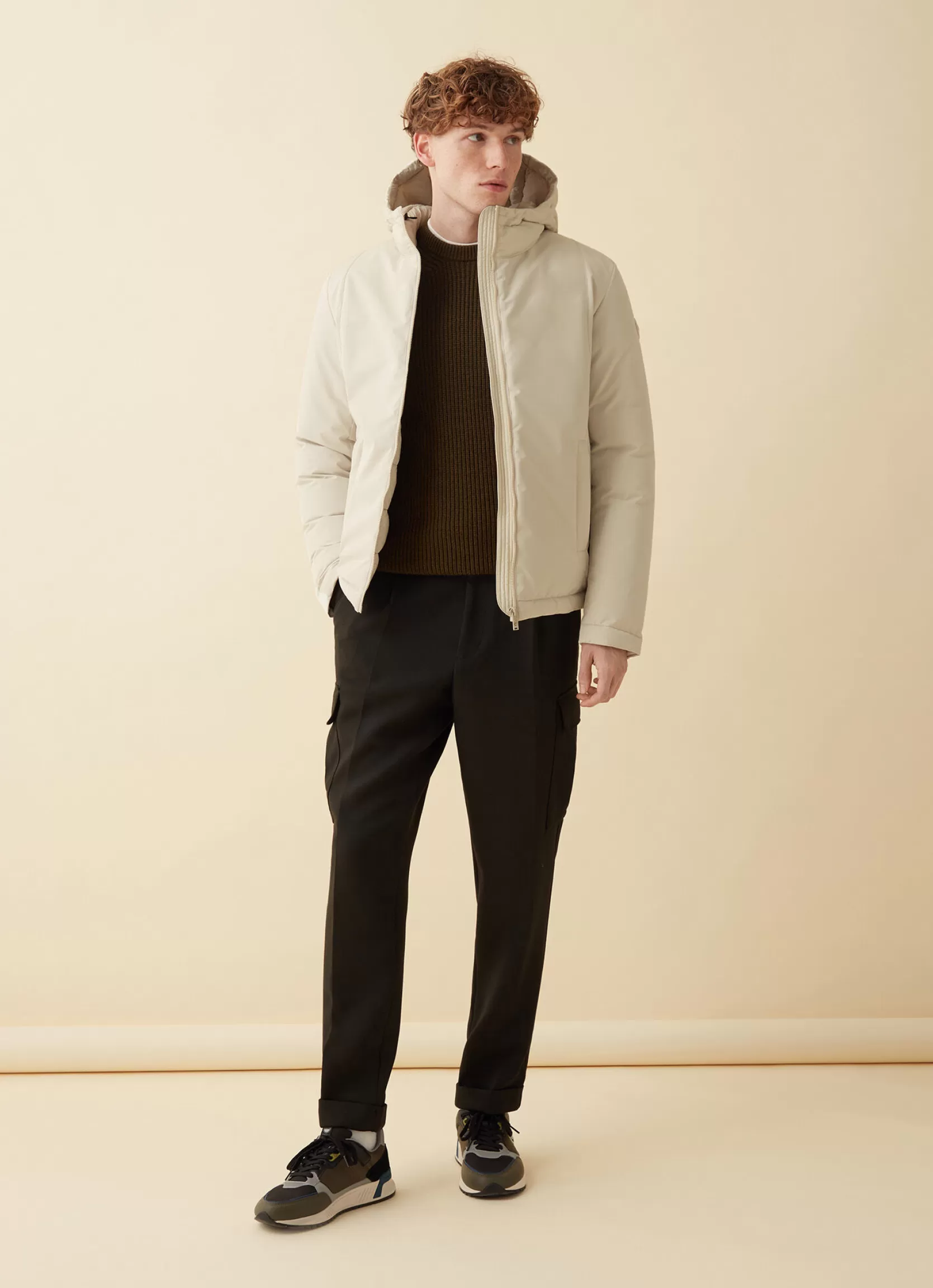 Colmar Jacket with Recycled Essentials hood | man Recycled Essential | Jackets and Coats