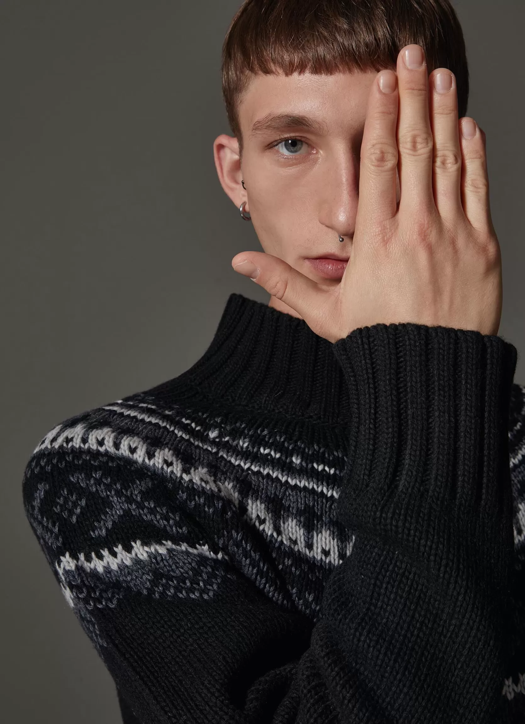 Colmar Jacquard polo-neck sweater | man Colmar Revolution | Pullovers