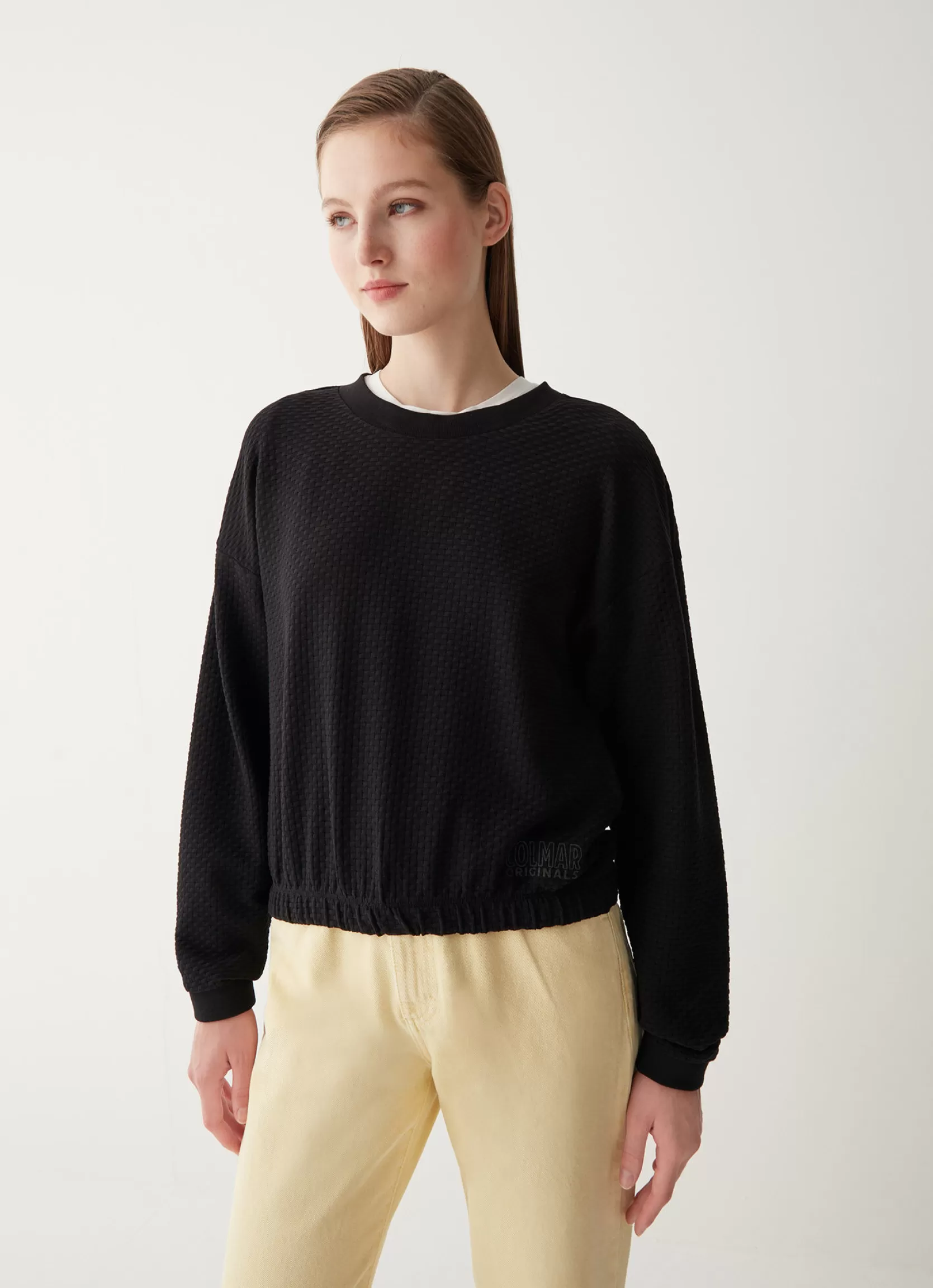 Colmar Jacquard weave sweatshirt | woman Outlet