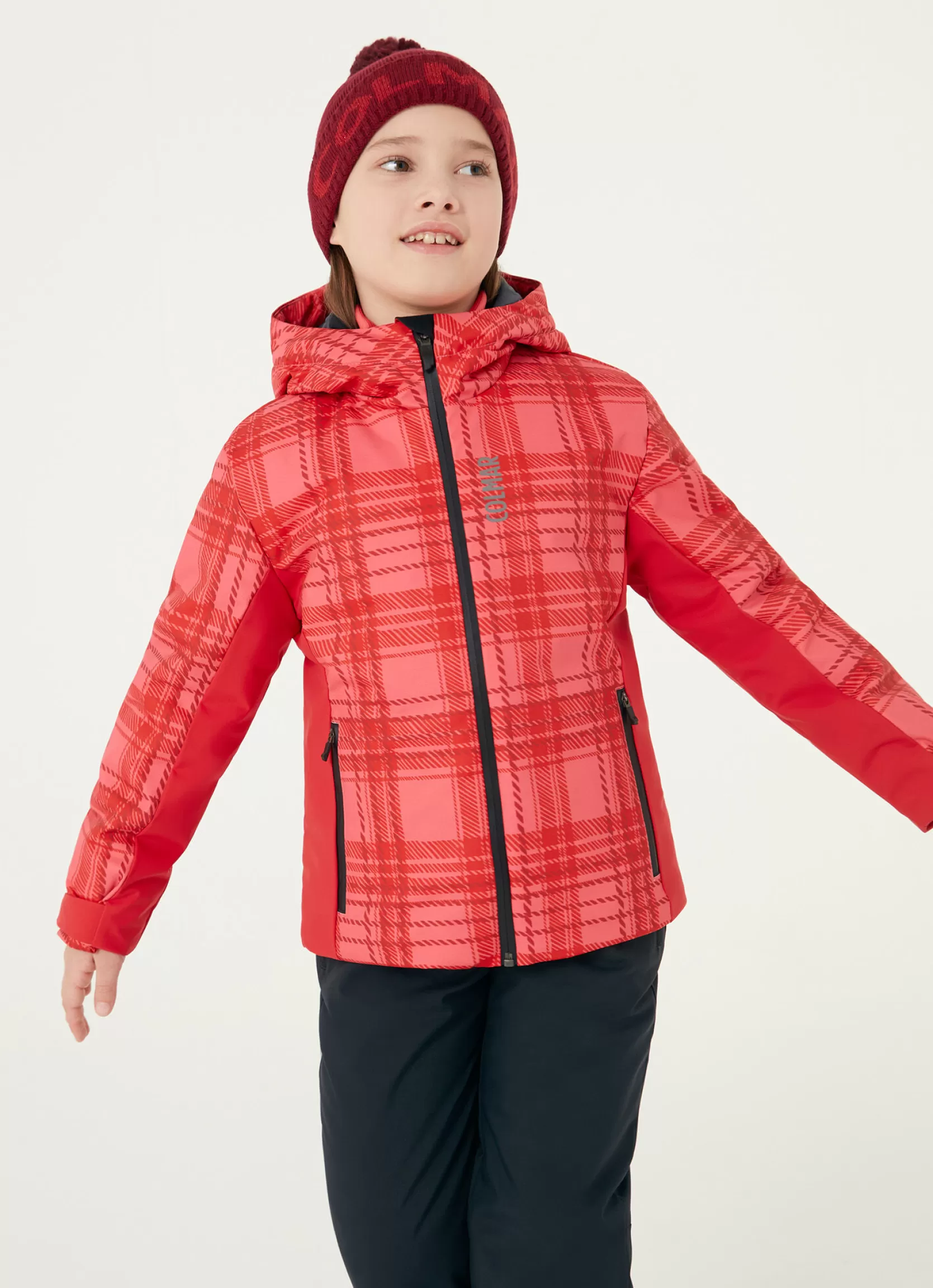 Colmar Kids wadding ski jacket with tartan print | kids Outlet | Ski