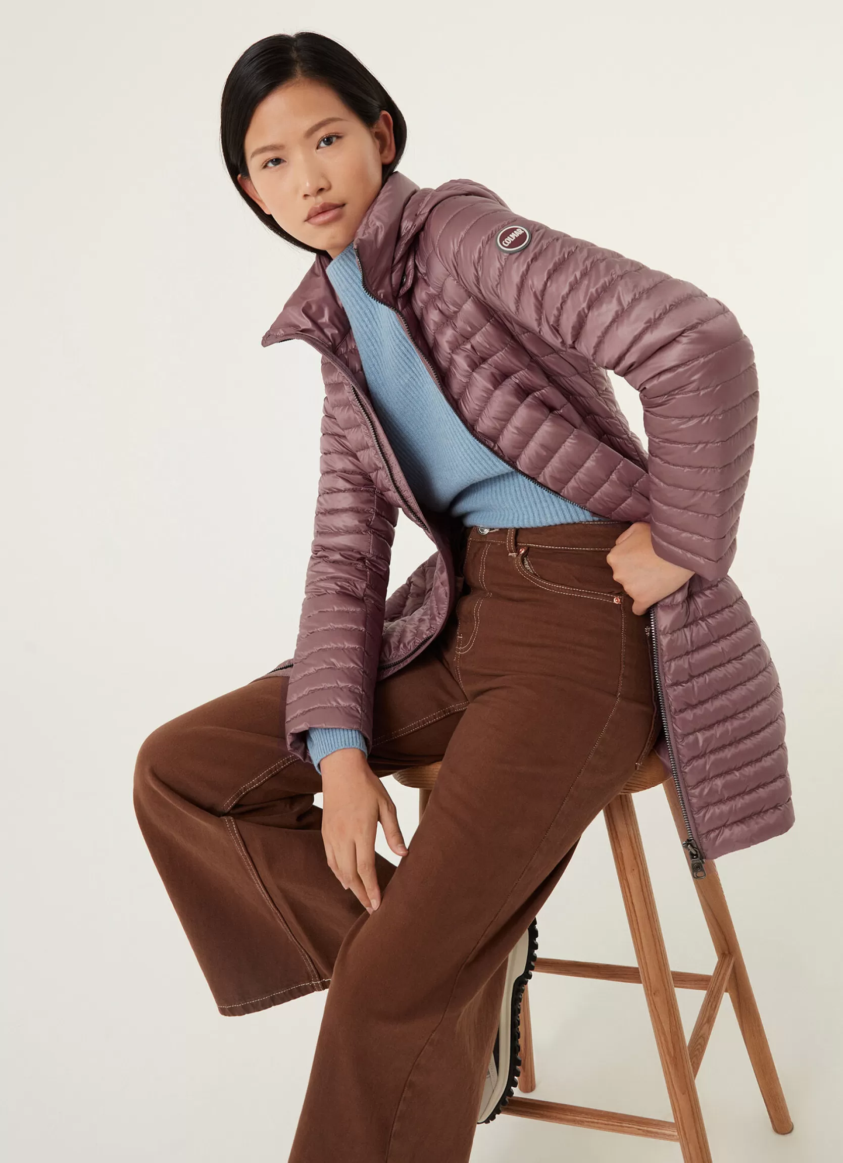 Colmar Long autumn down jacket with detachable hood | woman Outlet