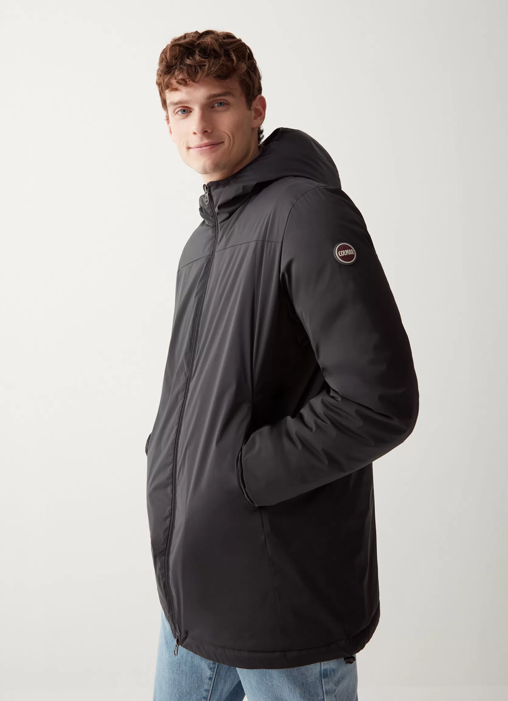 Colmar Long insulated jacket in stretch fabric | man Lightweight Jackets | Jackets and Coats