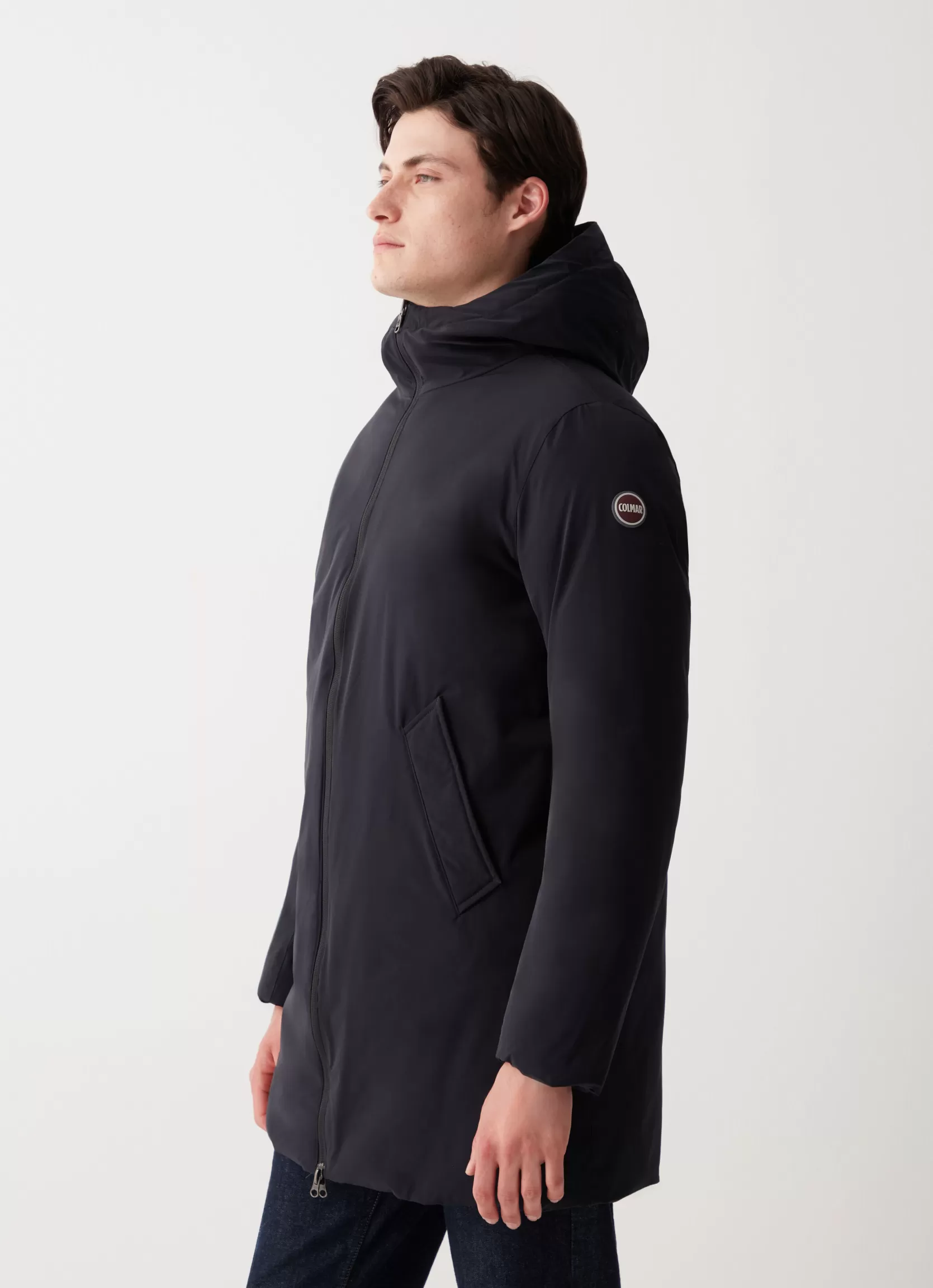 Colmar Long reversible down jacket in matt fabric | man Jackets and Coats | Winter Down Jackets
