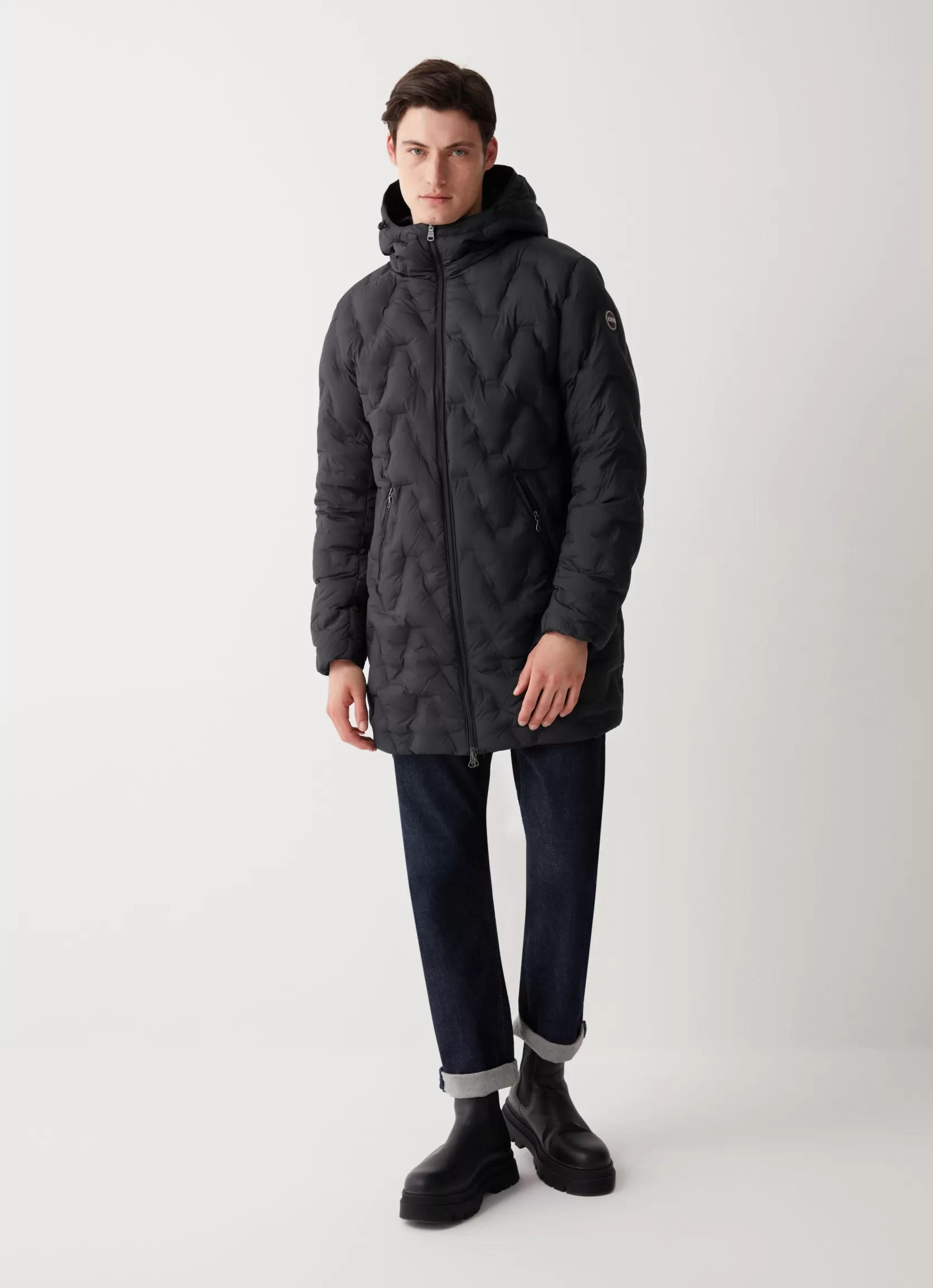 Colmar Long reversible down jacket in matt fabric | man Jackets and Coats | Winter Down Jackets