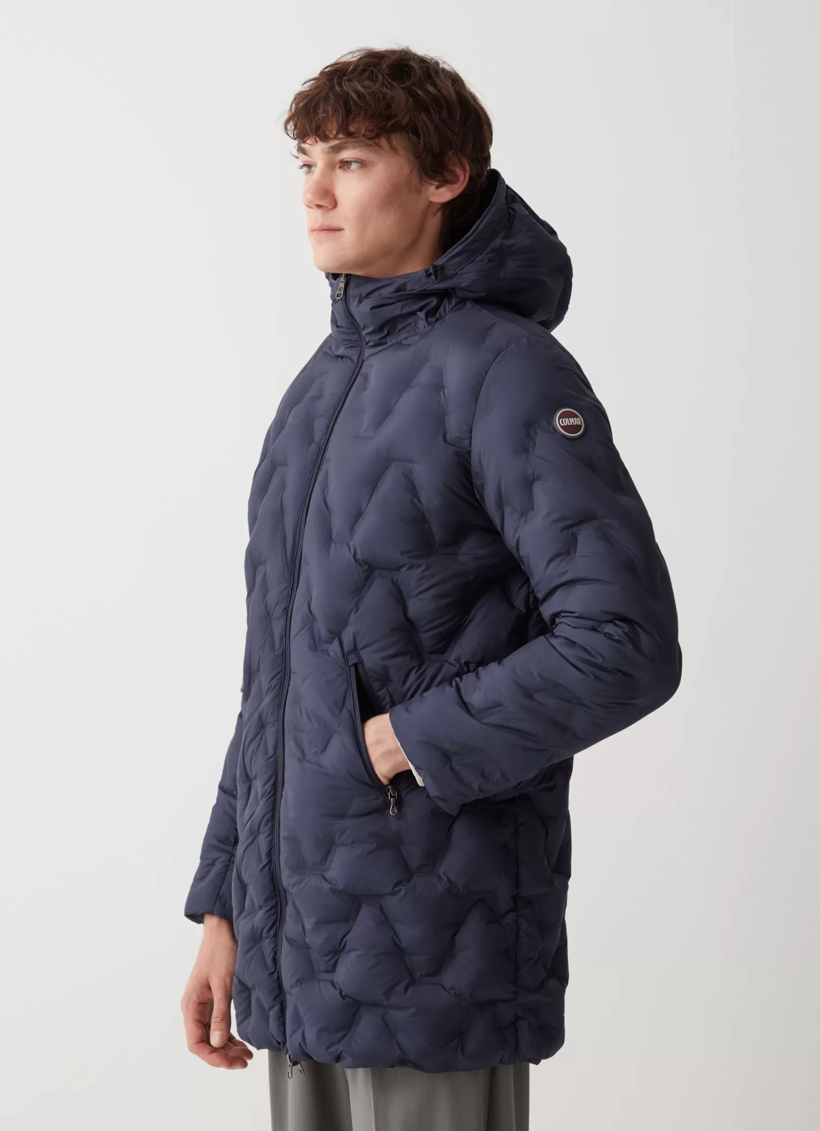 Colmar Long reversible down jacket in matt fabric | man Jackets and Coats | Winter Down Jackets