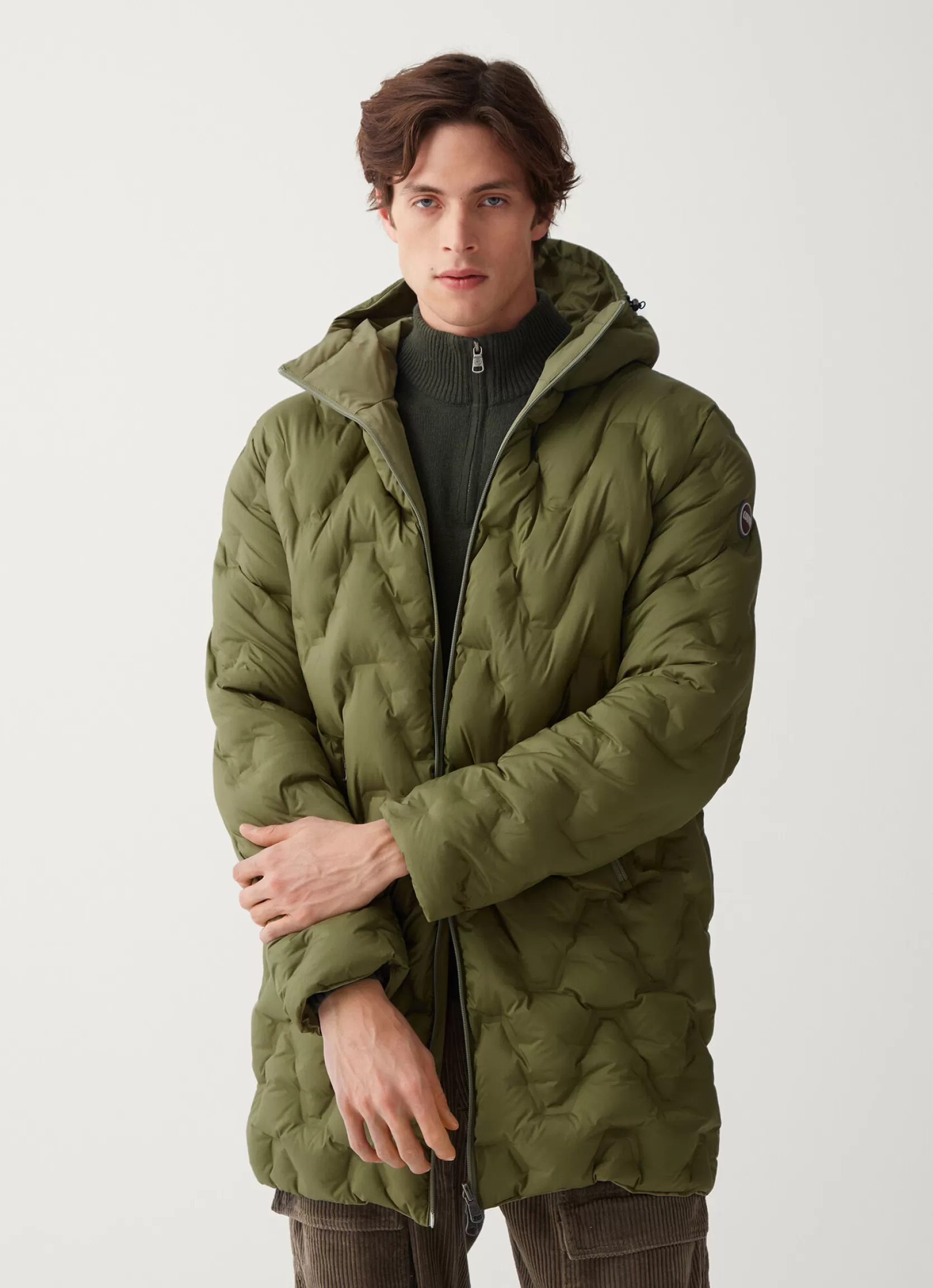 Colmar Long reversible down jacket in matt fabric | man Jackets and Coats | Winter Down Jackets