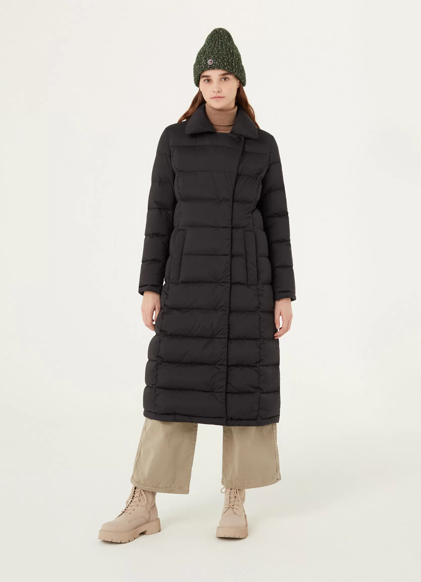 Colmar Long, stretch down jacket with lapel collar | woman Outlet